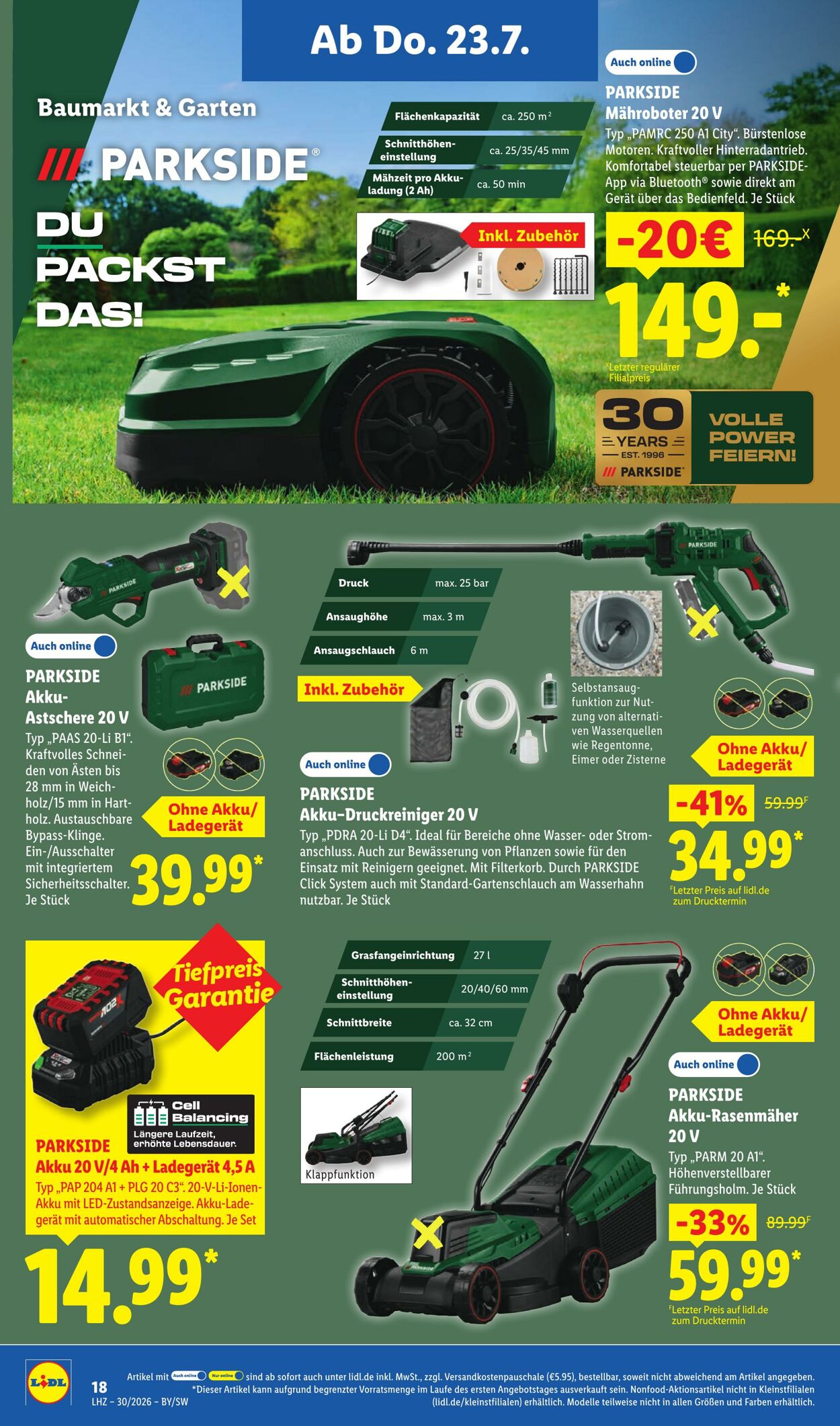 Prospekt Lidl 20.07.2026 - 25.07.2026