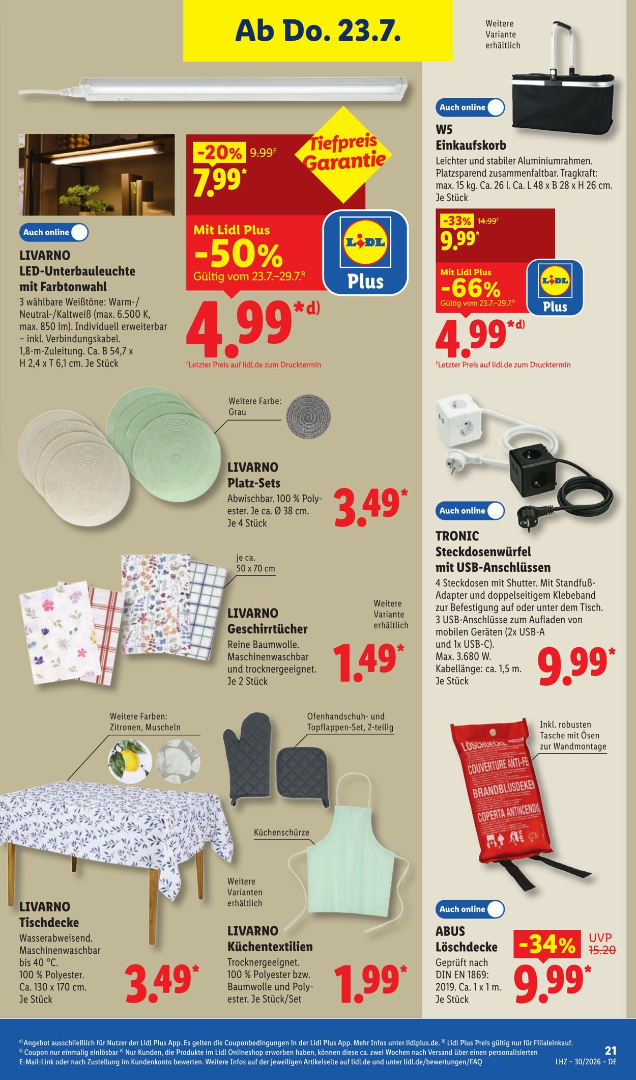 Prospekt Lidl 20.07.2026 - 25.07.2026