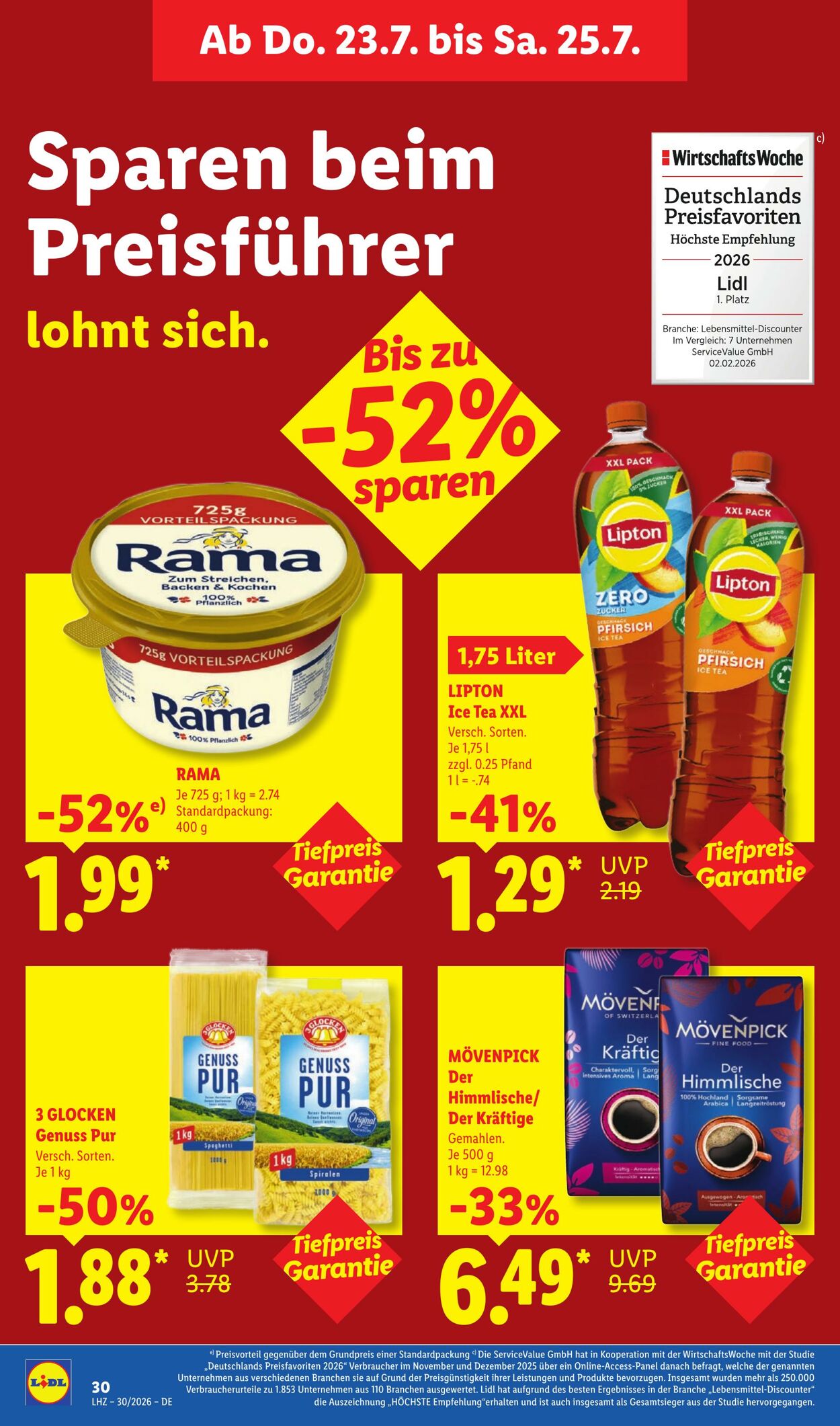 Prospekt Lidl 20.07.2026 - 25.07.2026