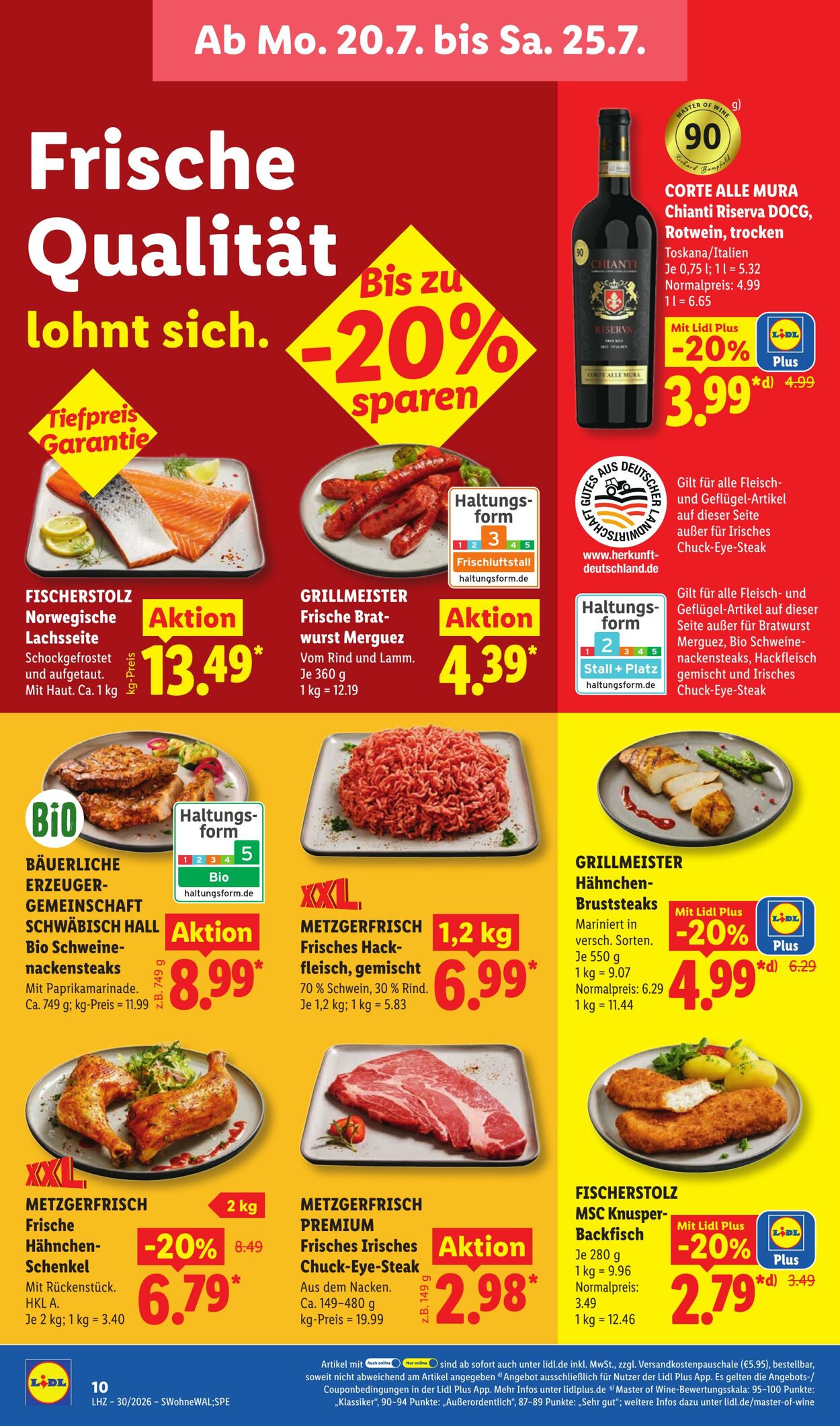 Prospekt Lidl 20.07.2026 - 25.07.2026