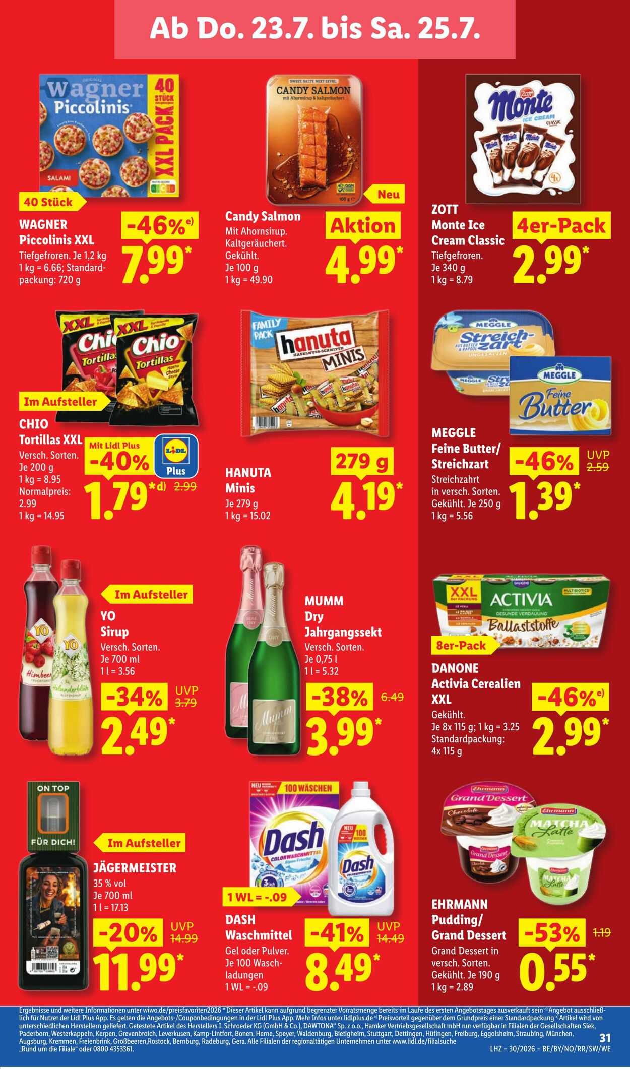 Prospekt Lidl 20.07.2026 - 25.07.2026