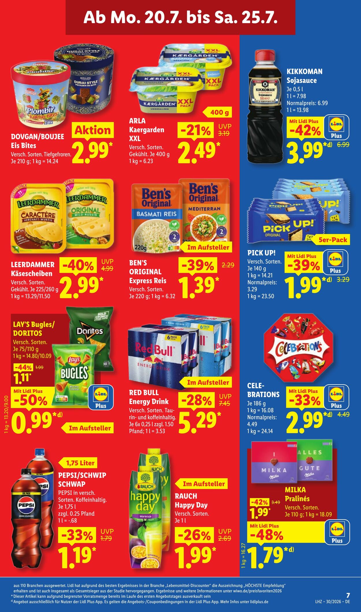 Prospekt Lidl 20.07.2026 - 25.07.2026