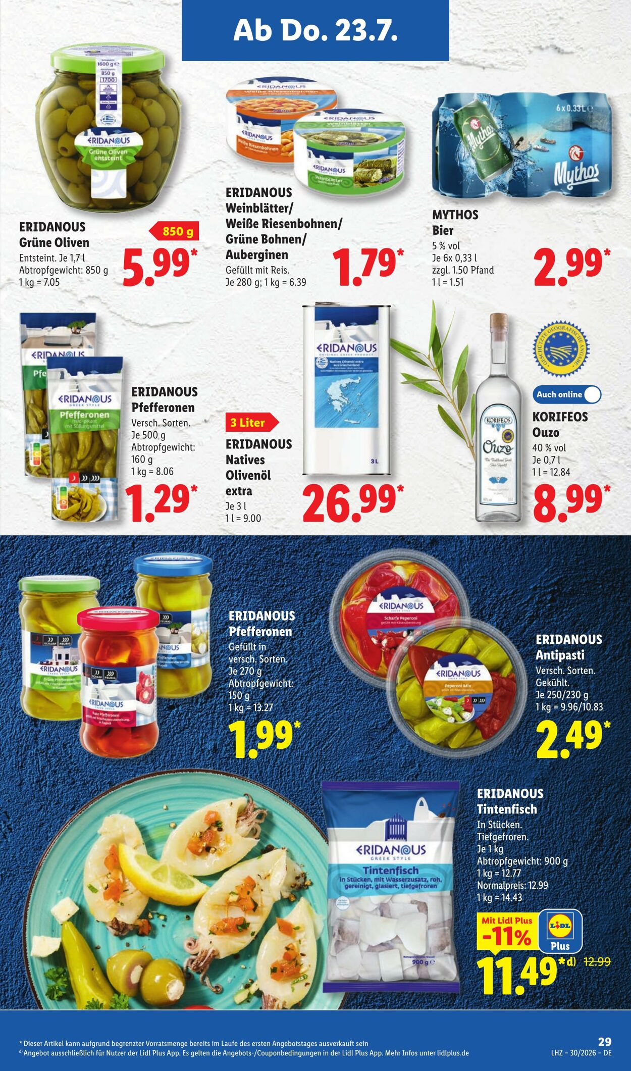 Prospekt Lidl 20.07.2026 - 25.07.2026