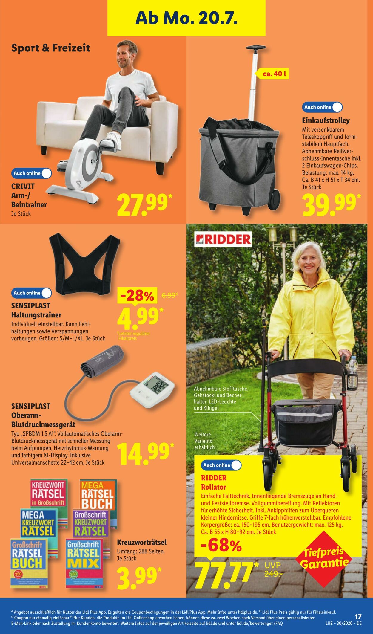 Prospekt Lidl 20.07.2026 - 25.07.2026