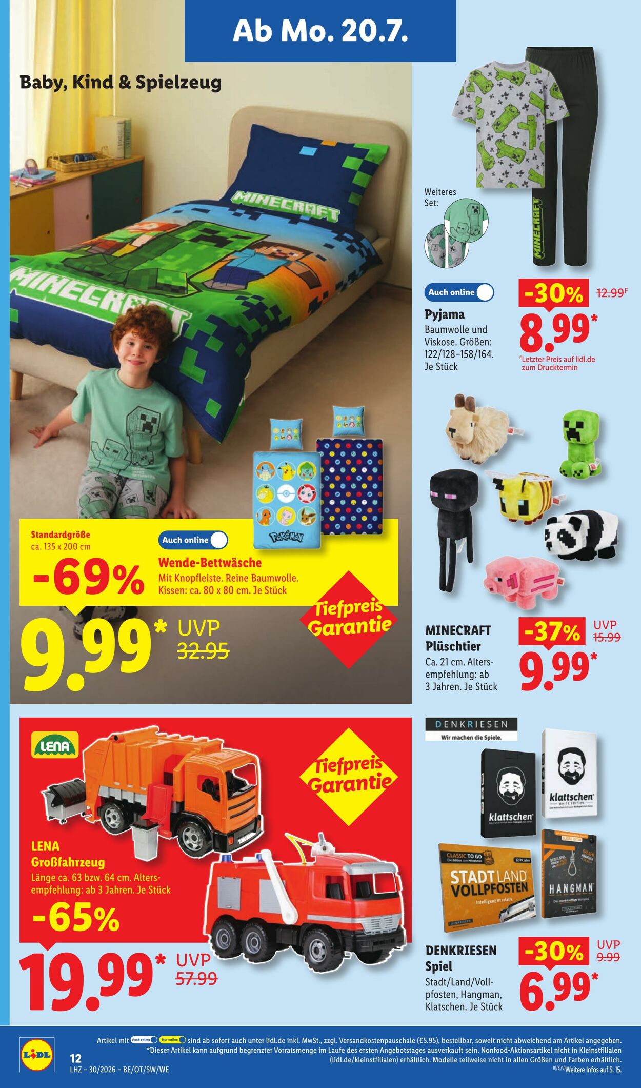 Prospekt Lidl 20.07.2026 - 25.07.2026
