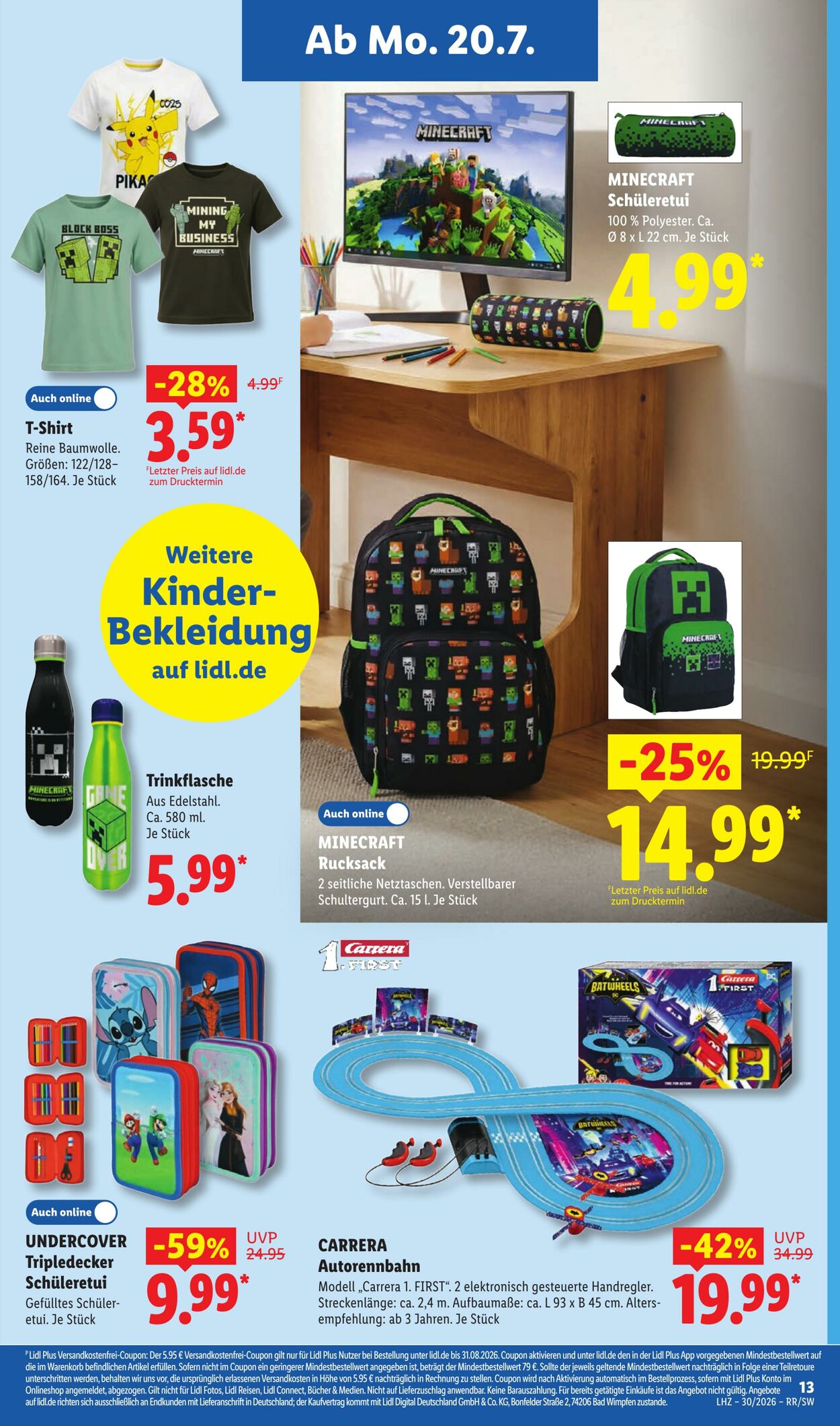 Prospekt Lidl 20.07.2026 - 25.07.2026