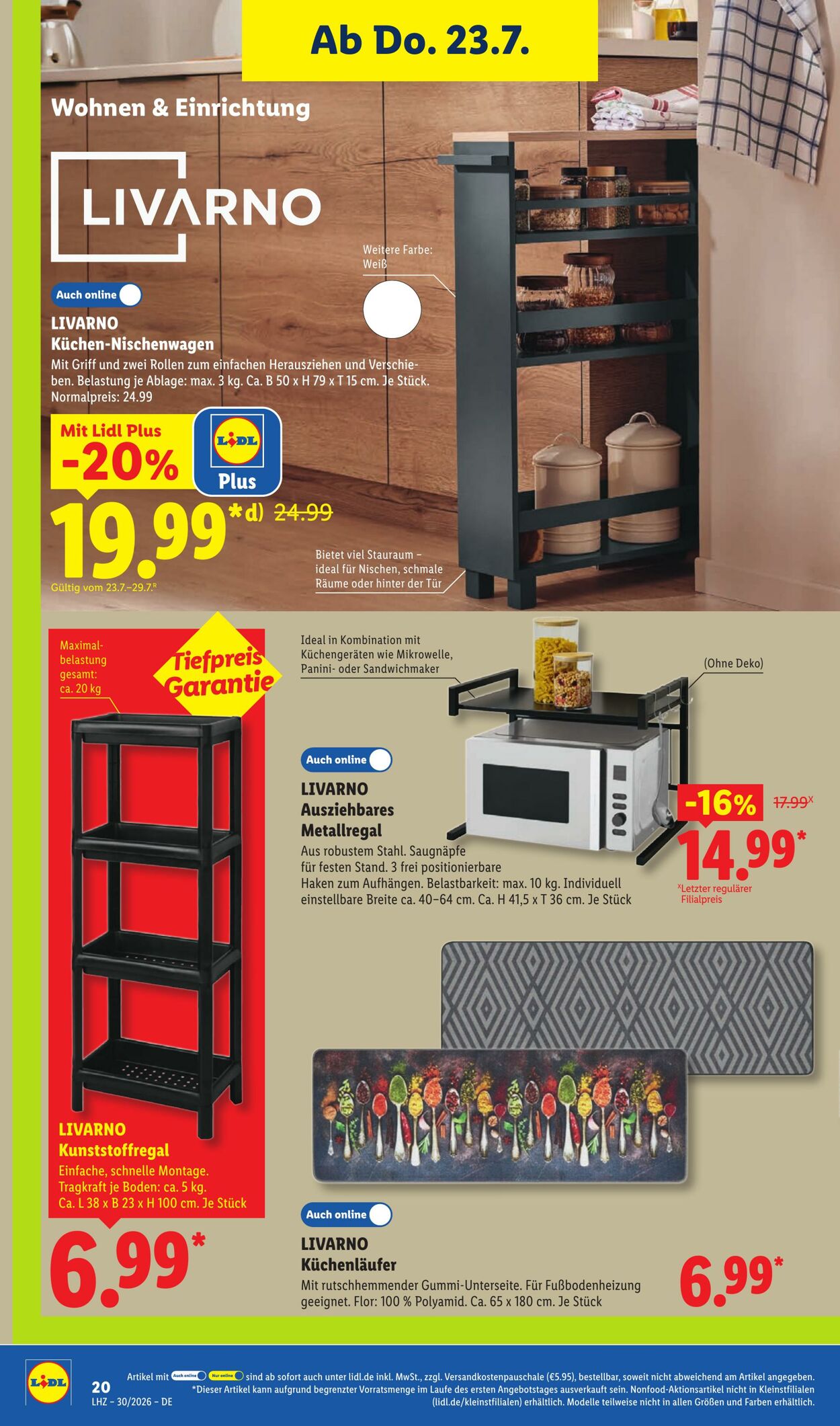 Prospekt Lidl 20.07.2026 - 25.07.2026