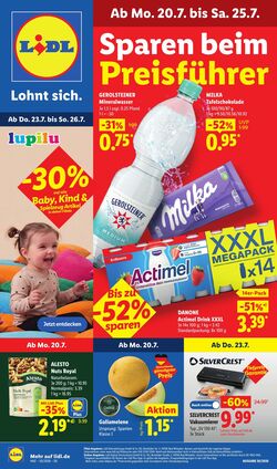 Prospekt Lidl 20.07.2026 - 25.07.2026