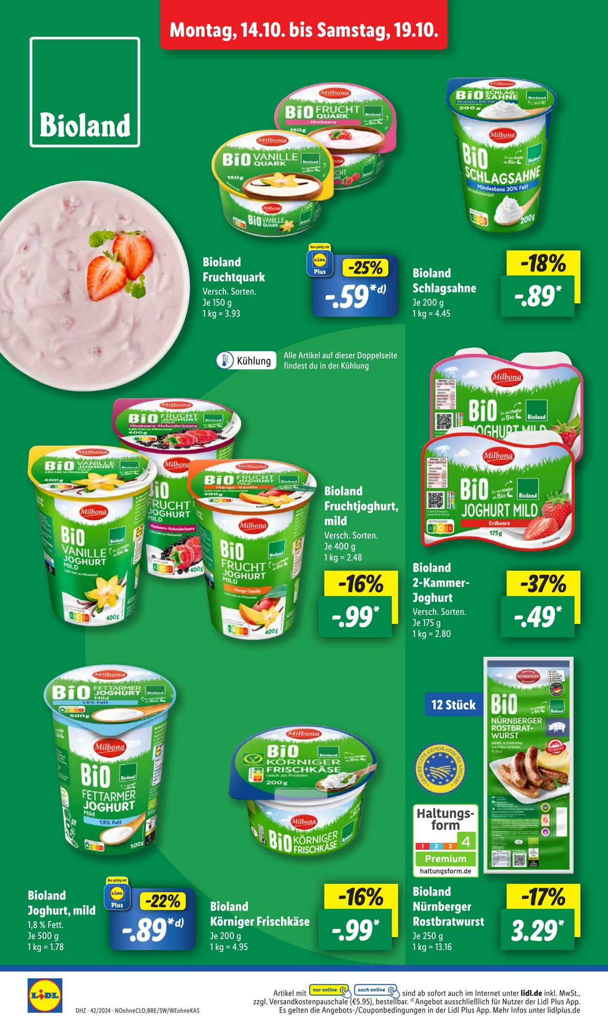 Prospekt Lidl 14.10.2024 - 19.10.2024