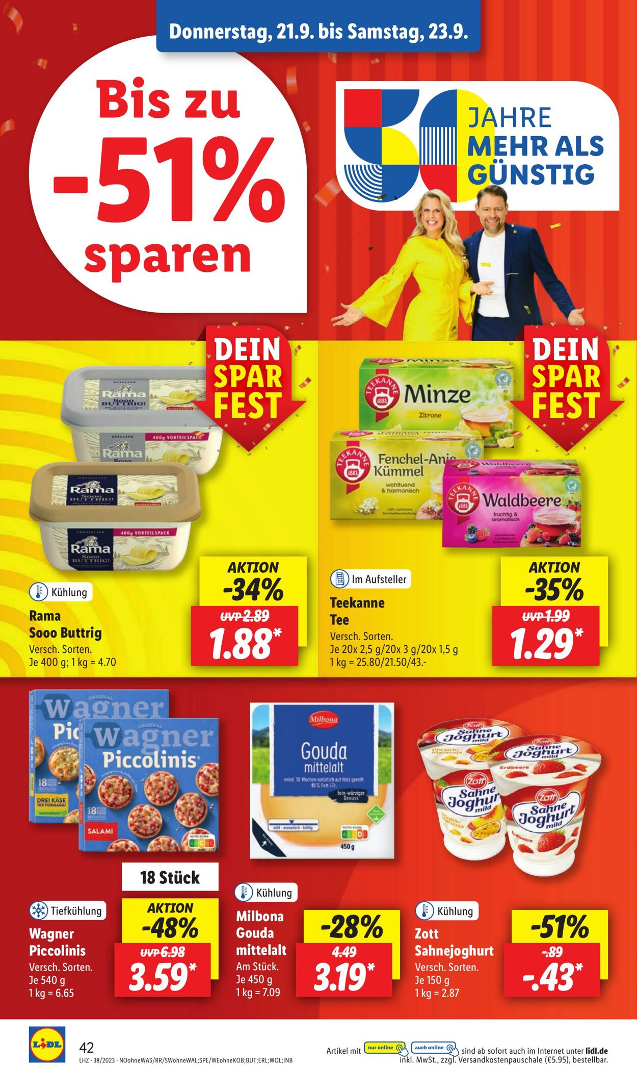 Prospekt Lidl 18.09.2023 - 23.09.2023