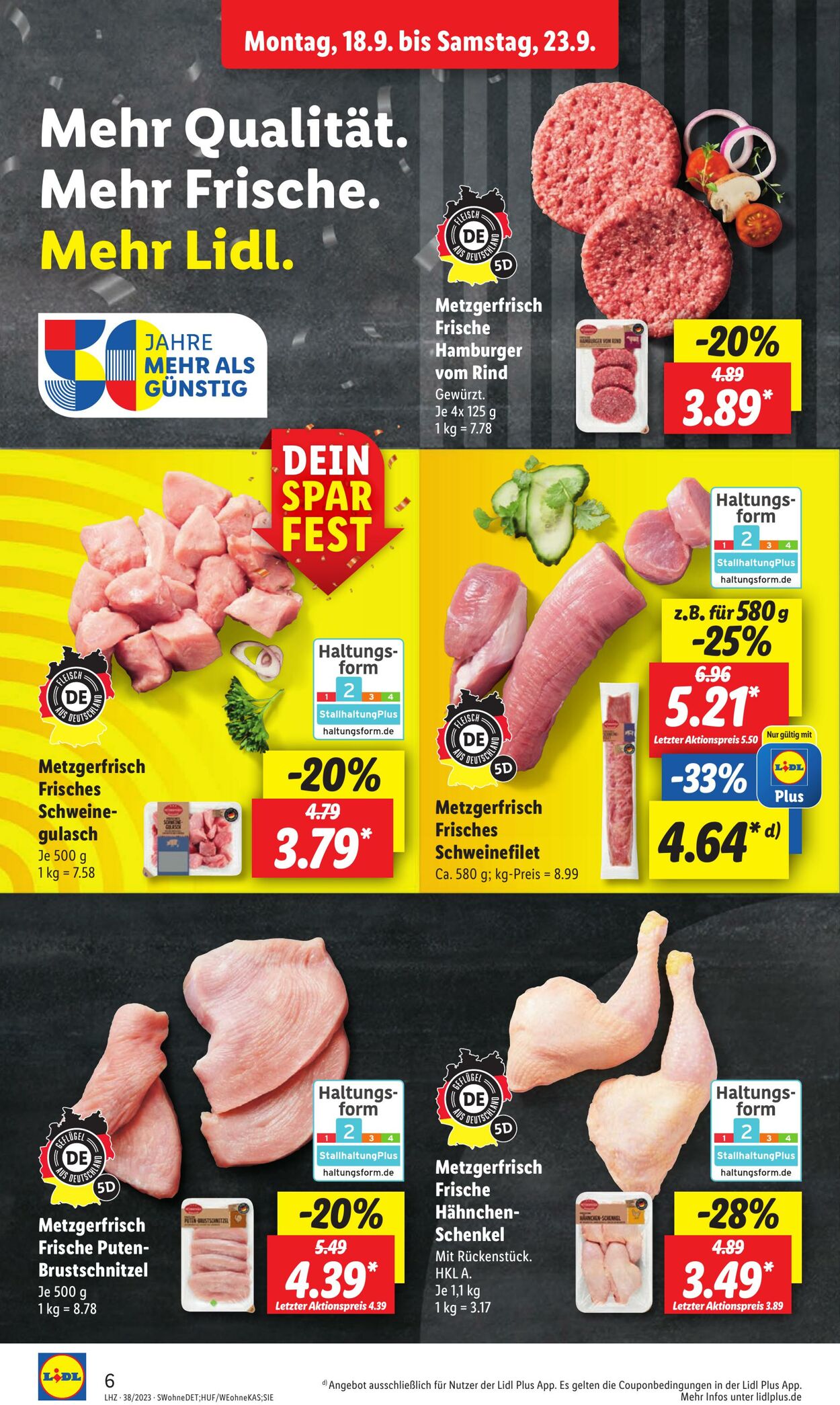 Prospekt Lidl 18.09.2023 - 23.09.2023