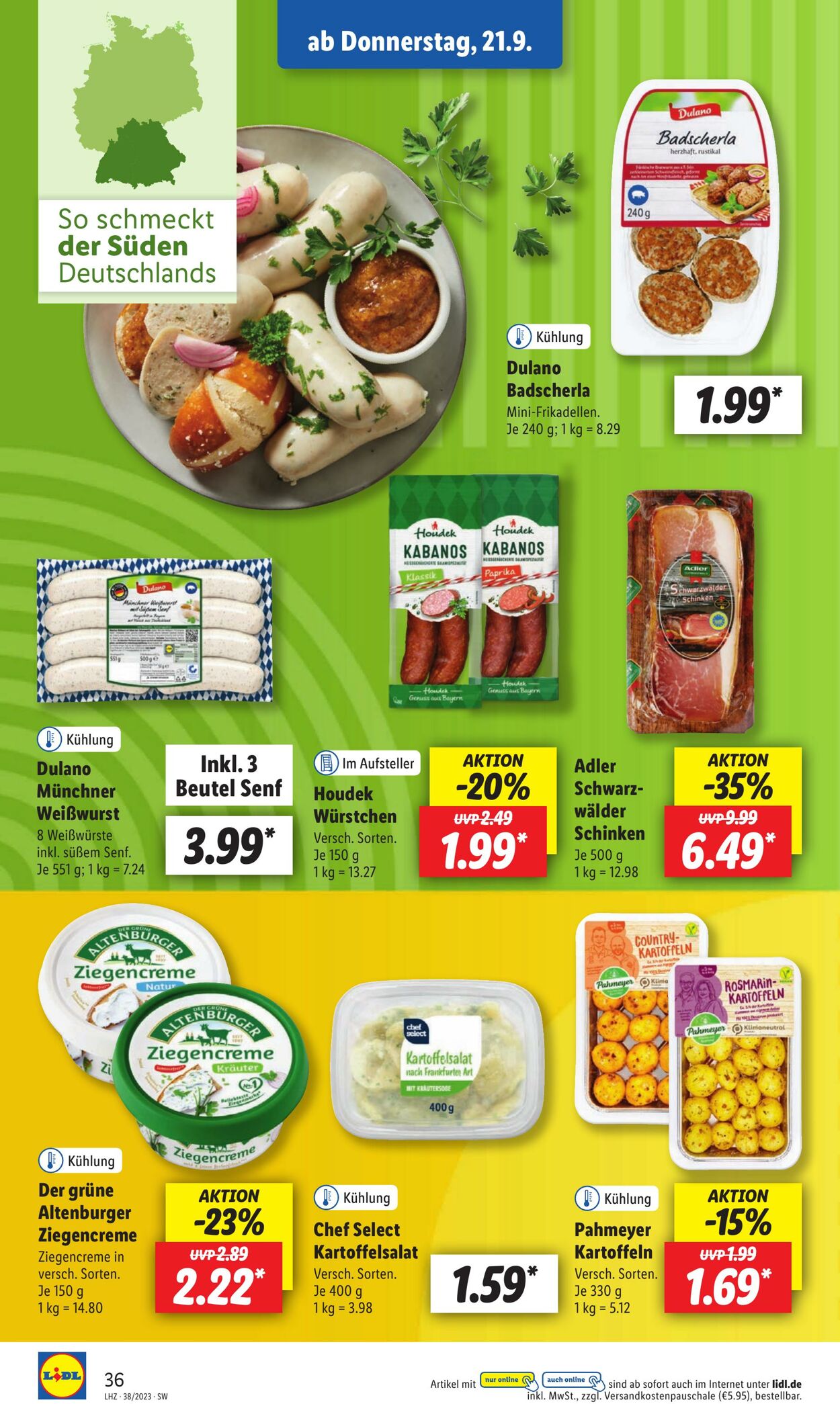 Prospekt Lidl 18.09.2023 - 23.09.2023