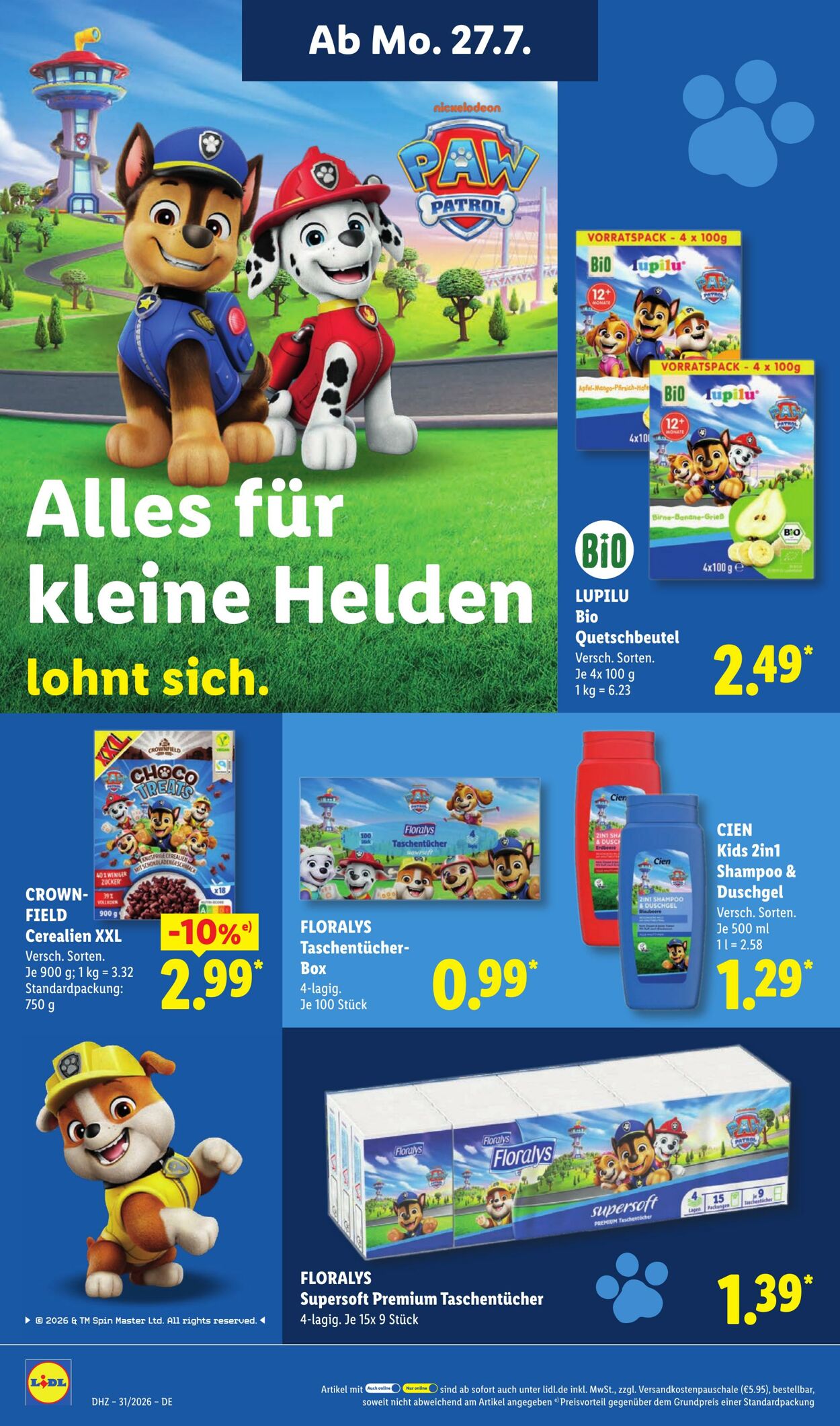 Prospekt Lidl 27.07.2026 - 01.08.2026