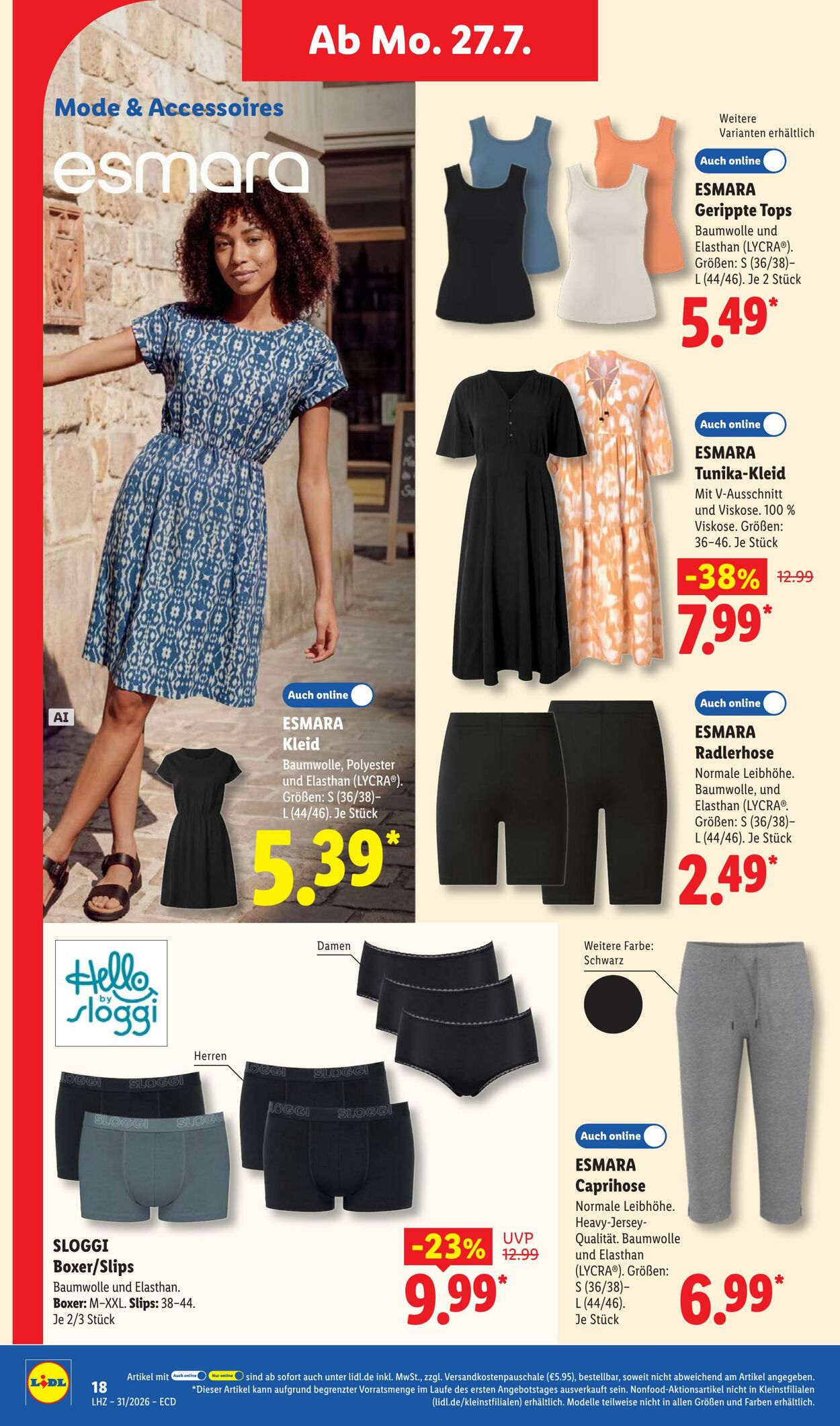 Prospekt Lidl 27.07.2026 - 01.08.2026