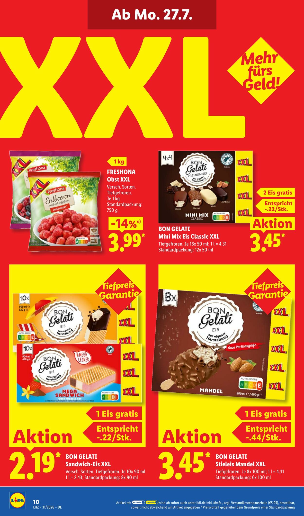 Prospekt Lidl 27.07.2026 - 01.08.2026