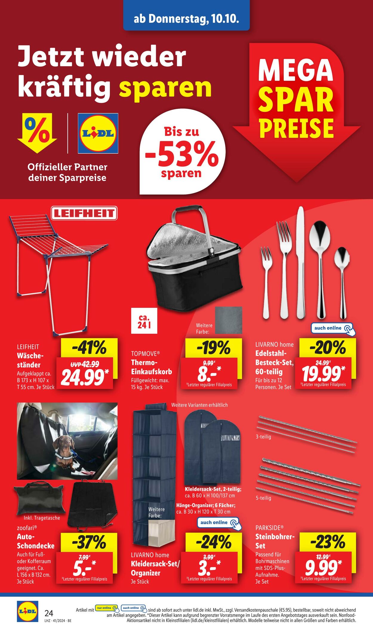 Prospekt Lidl 07.10.2024 - 12.10.2024