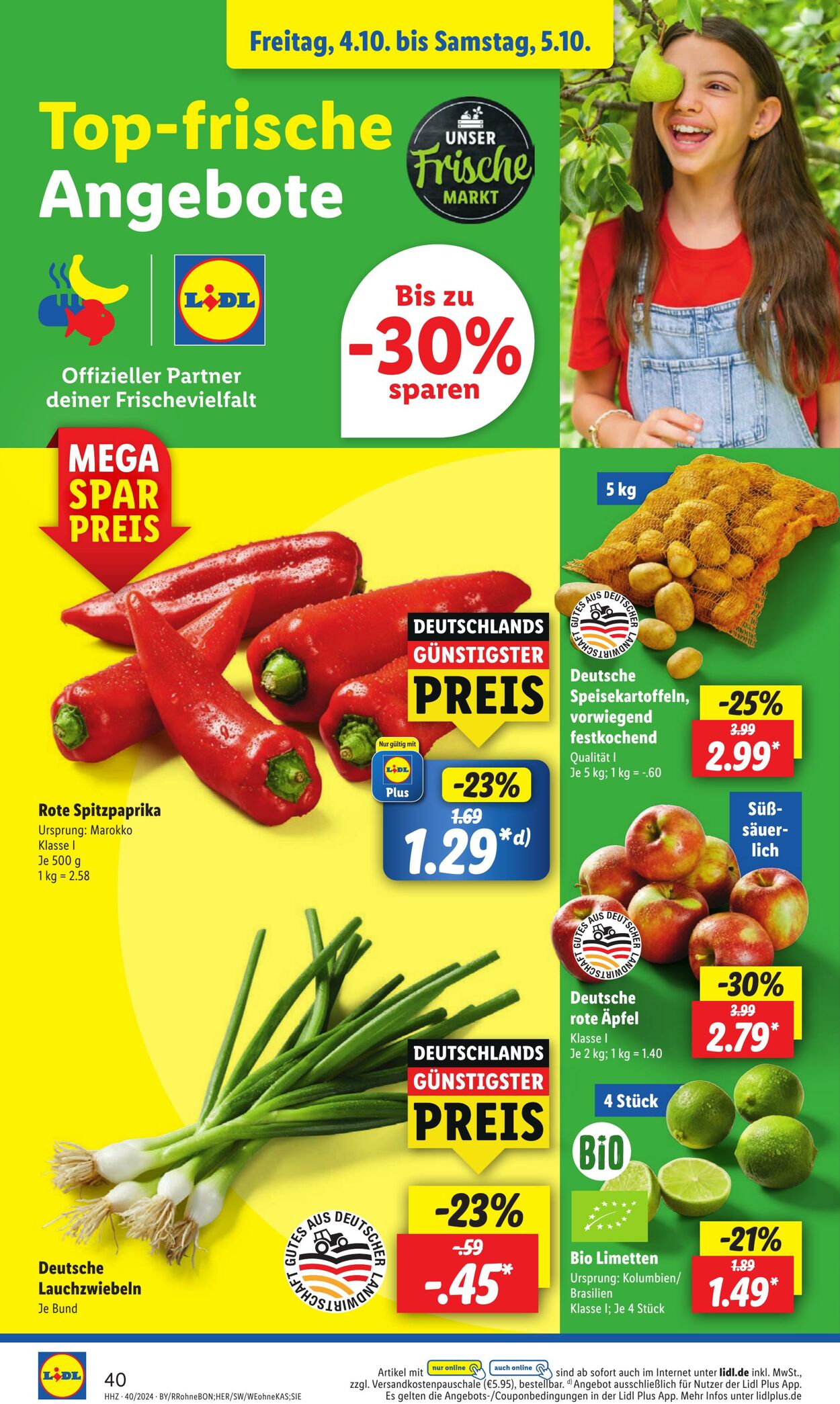 Prospekt Lidl 30.09.2024 - 05.10.2024