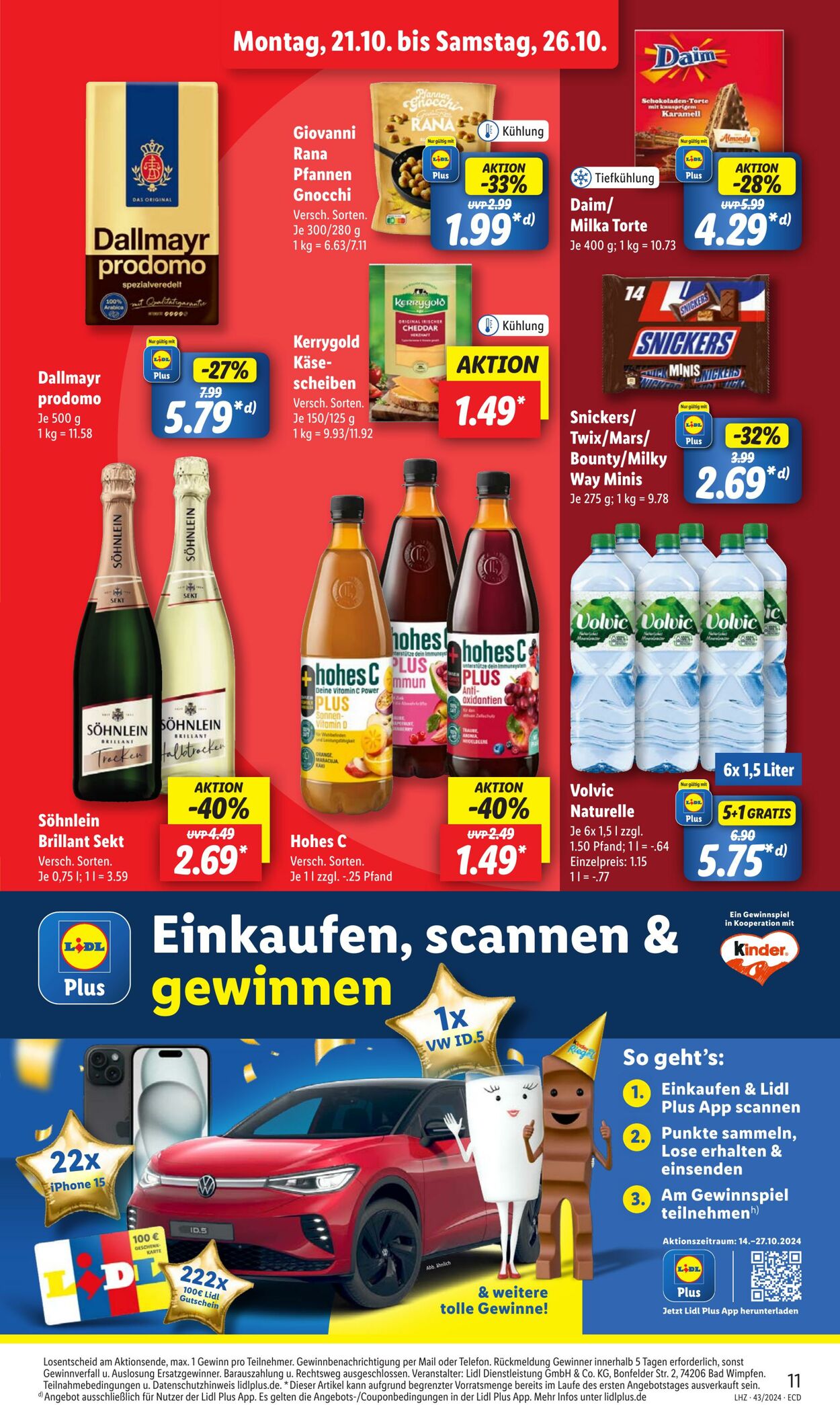 Prospekt Lidl 21.10.2024 - 26.10.2024