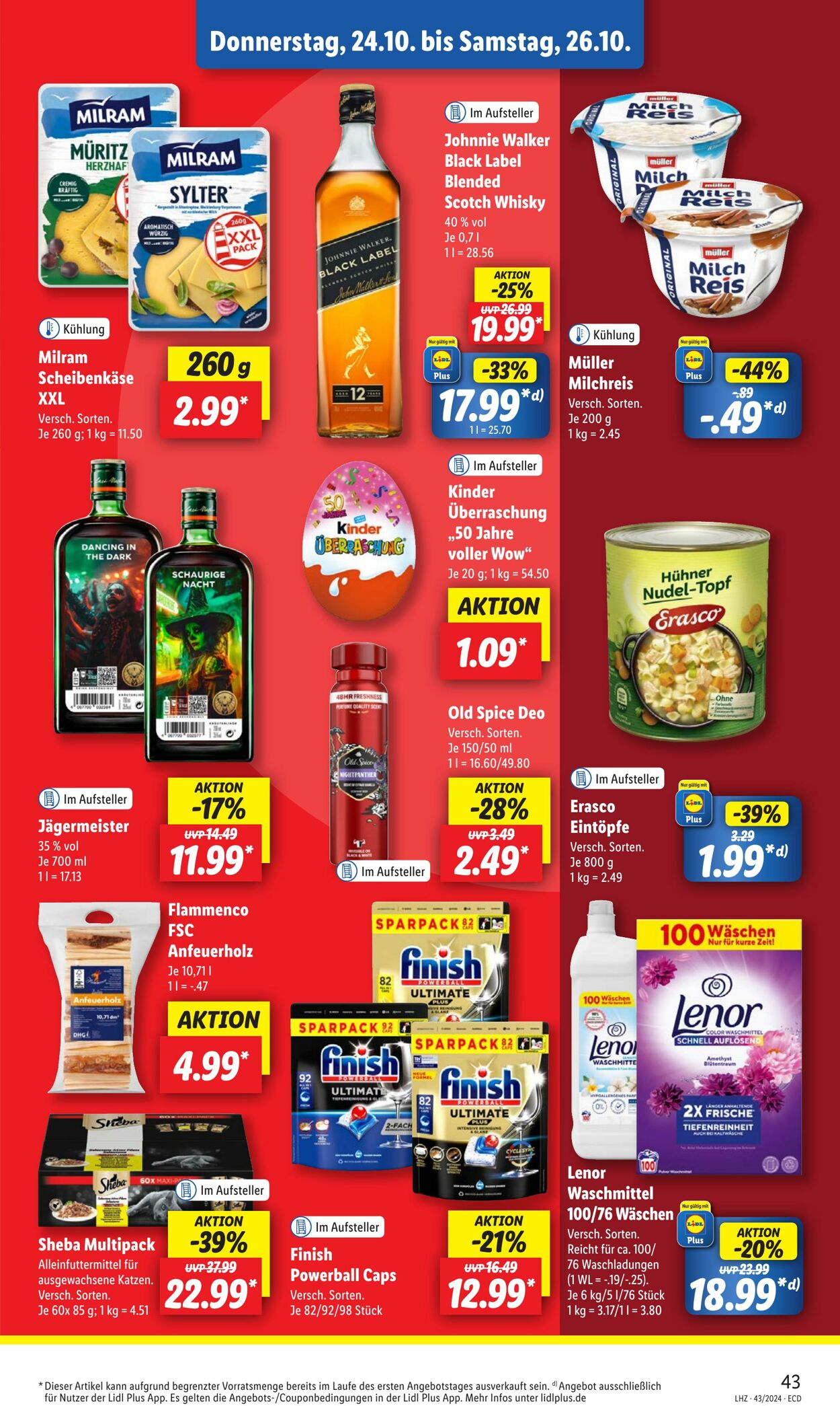 Prospekt Lidl 21.10.2024 - 26.10.2024