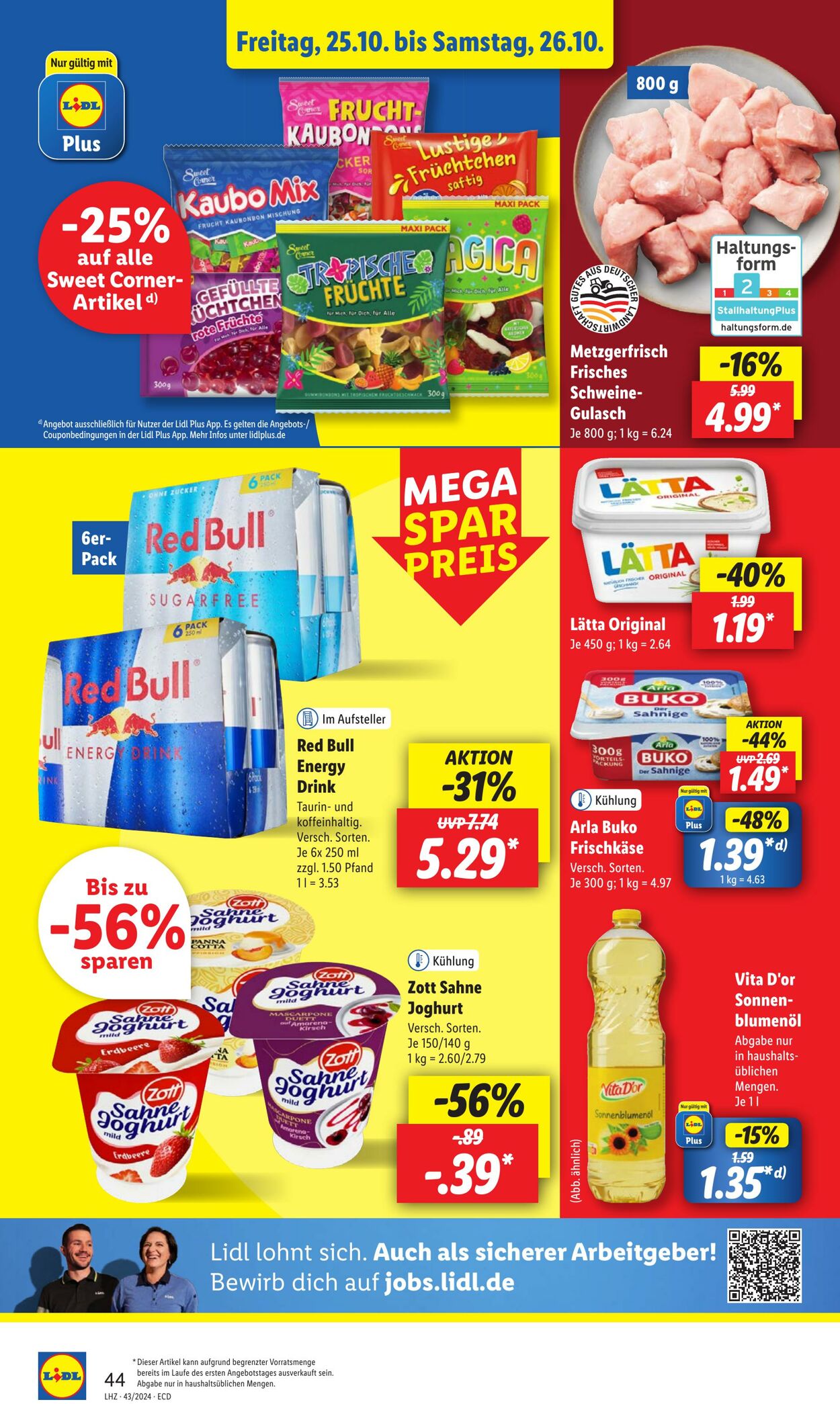 Prospekt Lidl 21.10.2024 - 26.10.2024