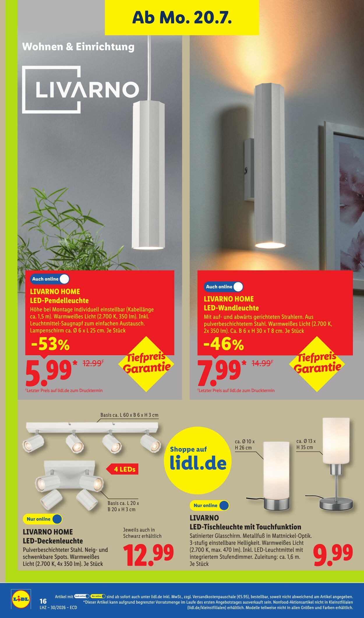 Prospekt Lidl 20.07.2026 - 25.07.2026