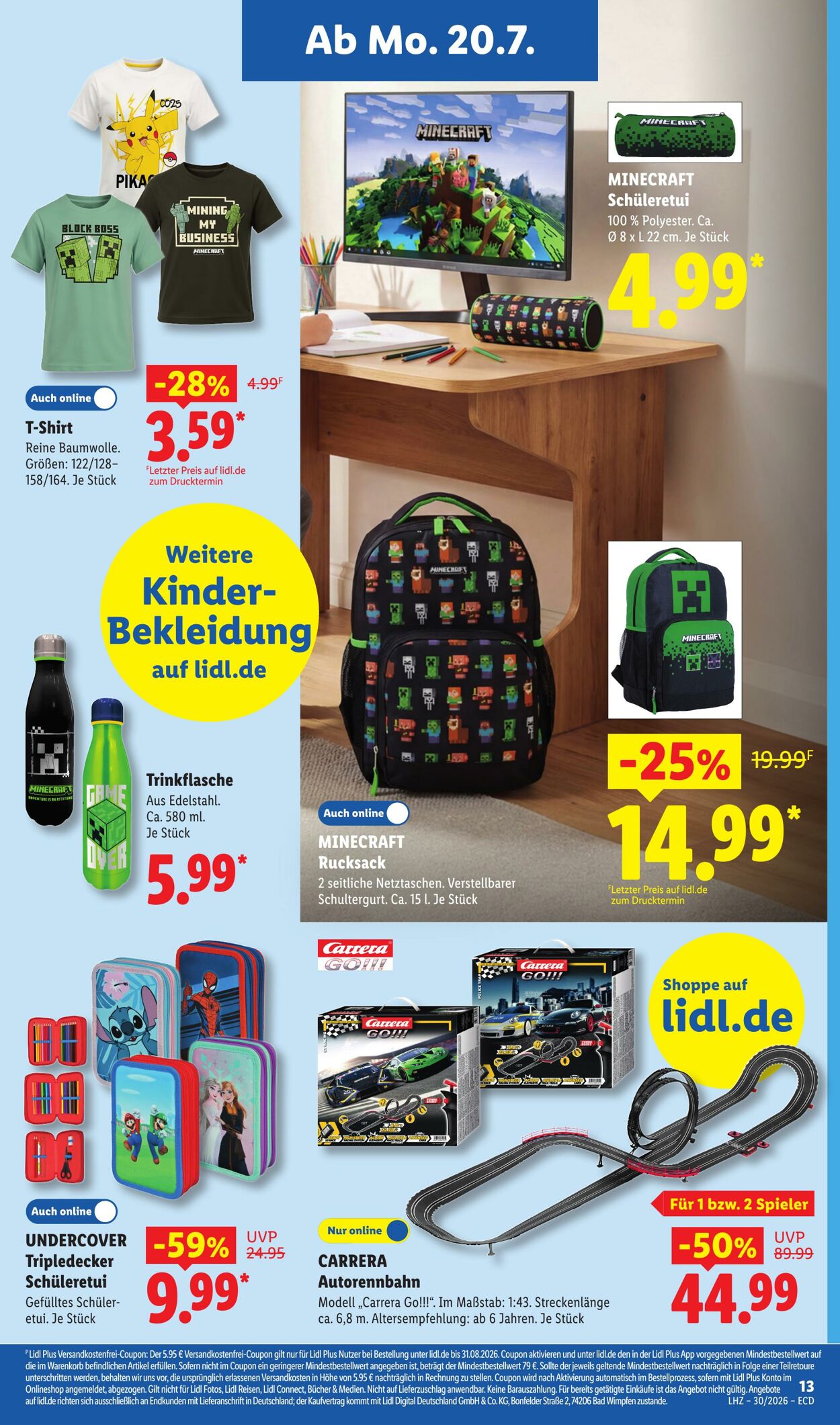 Prospekt Lidl 20.07.2026 - 25.07.2026