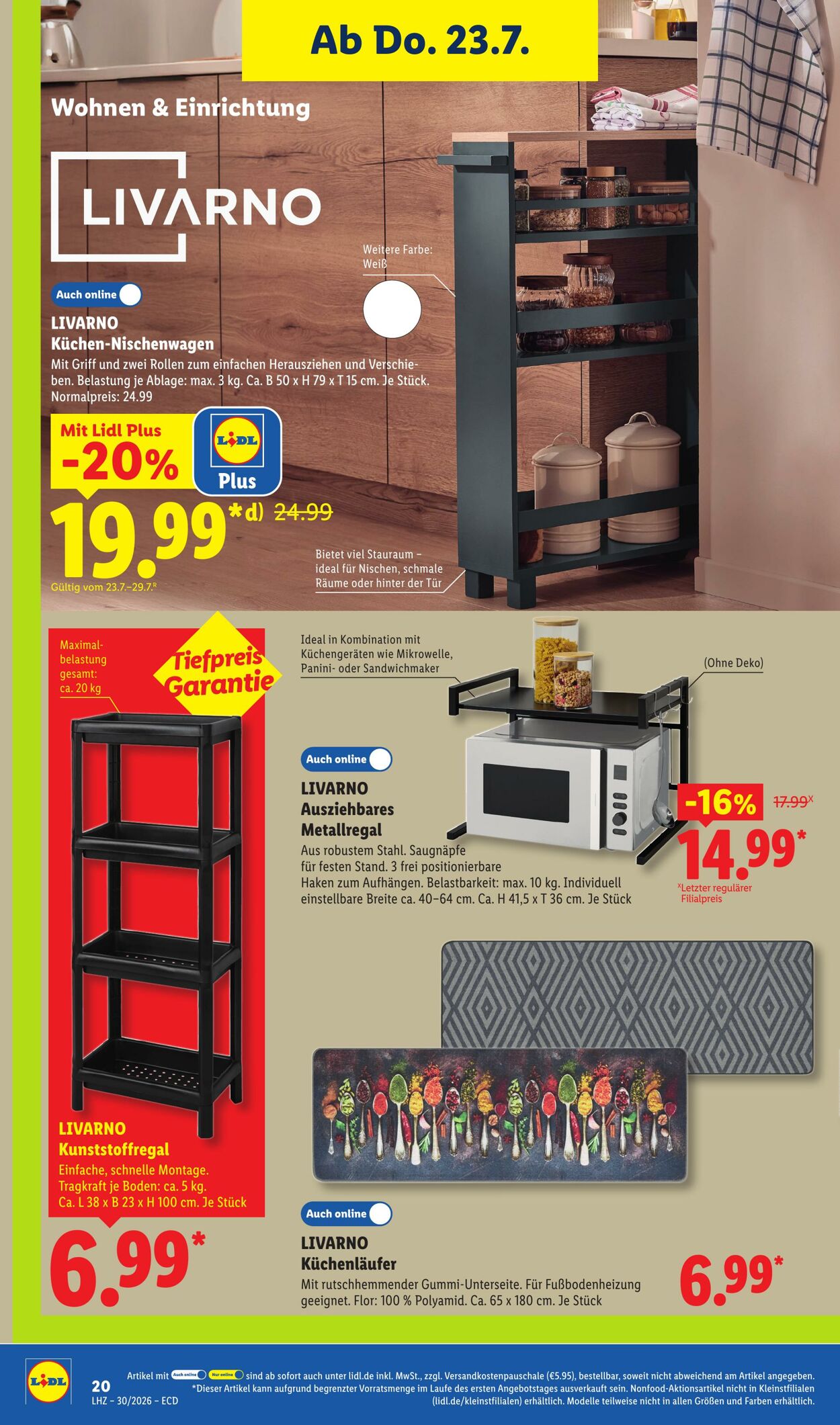 Prospekt Lidl 20.07.2026 - 25.07.2026