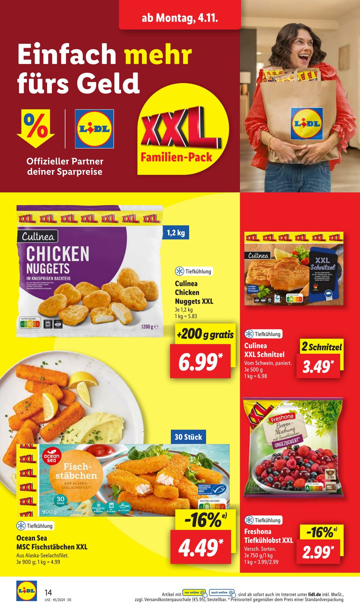 Prospekt Lidl 04.11.2024 - 09.11.2024