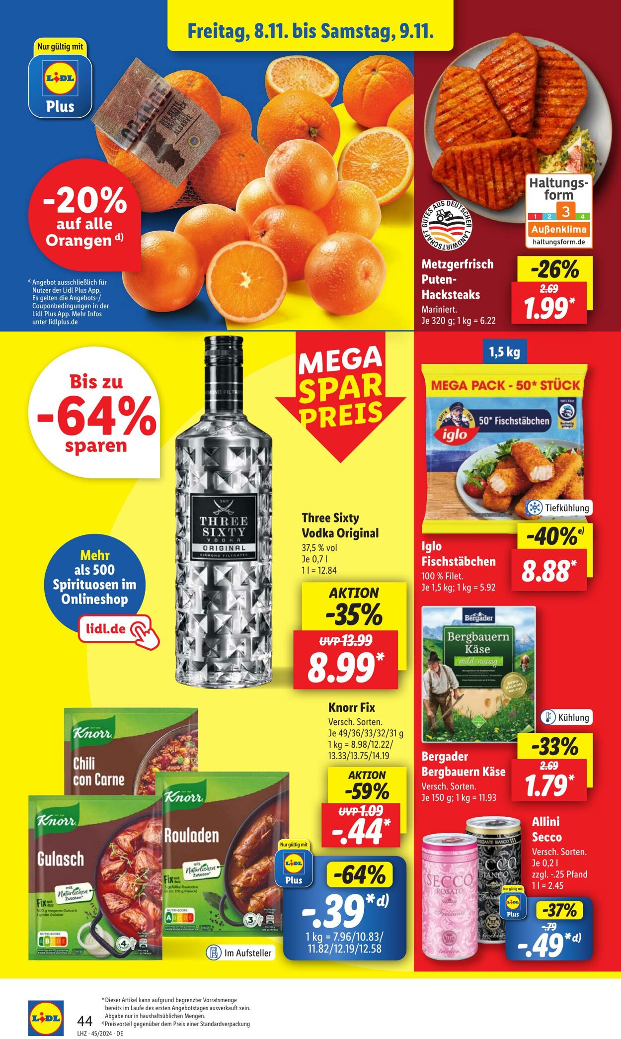 Prospekt Lidl 04.11.2024 - 09.11.2024