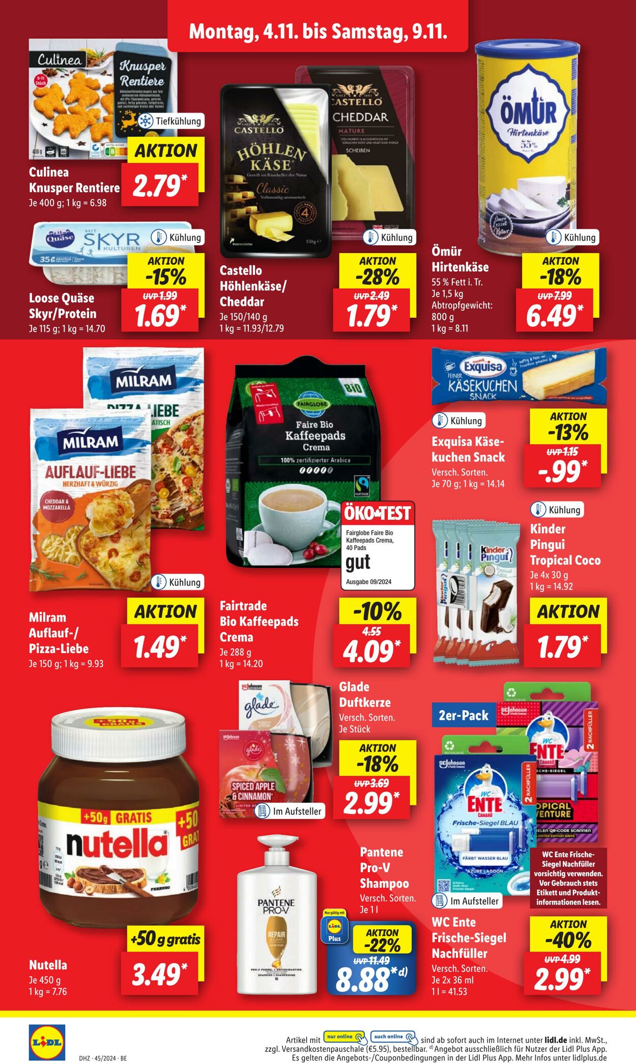 Prospekt Lidl 04.11.2024 - 09.11.2024