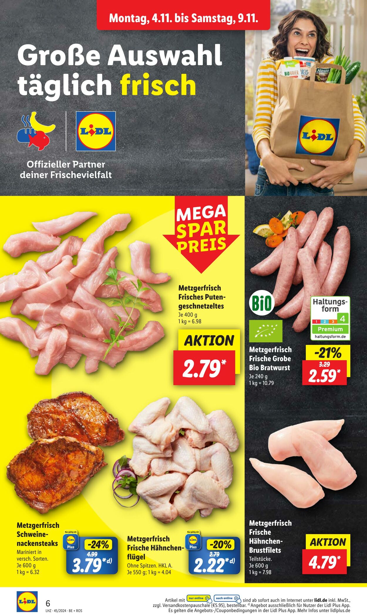 Prospekt Lidl 04.11.2024 - 09.11.2024