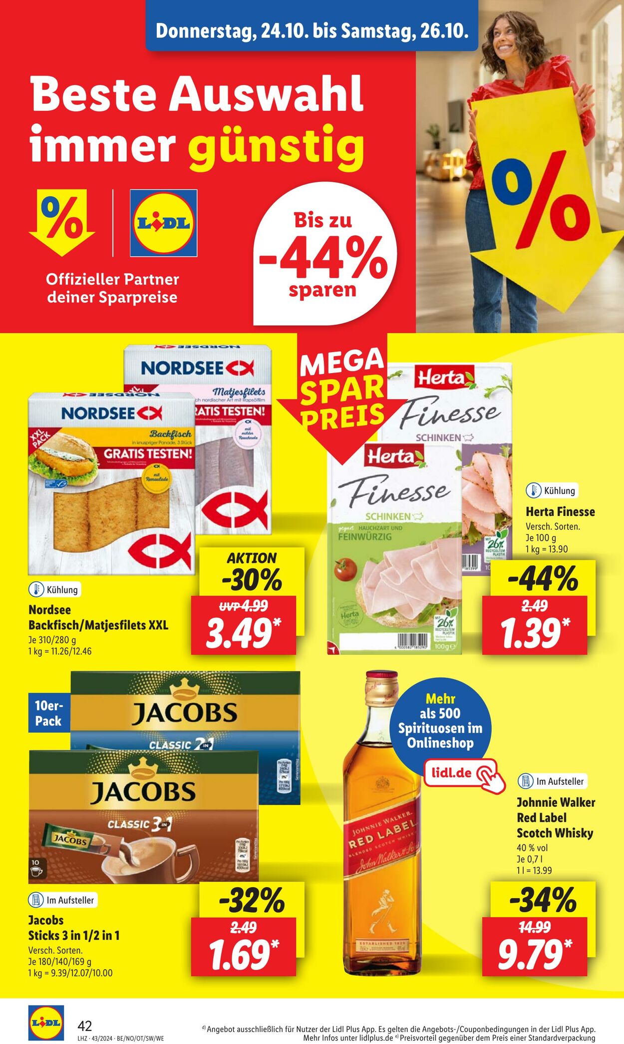 Prospekt Lidl 21.10.2024 - 26.10.2024