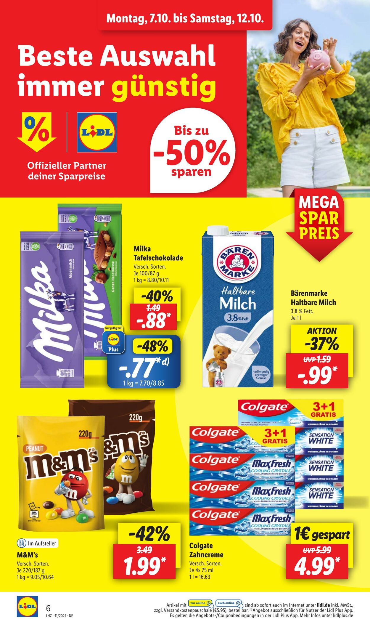 Prospekt Lidl 07.10.2024 - 12.10.2024