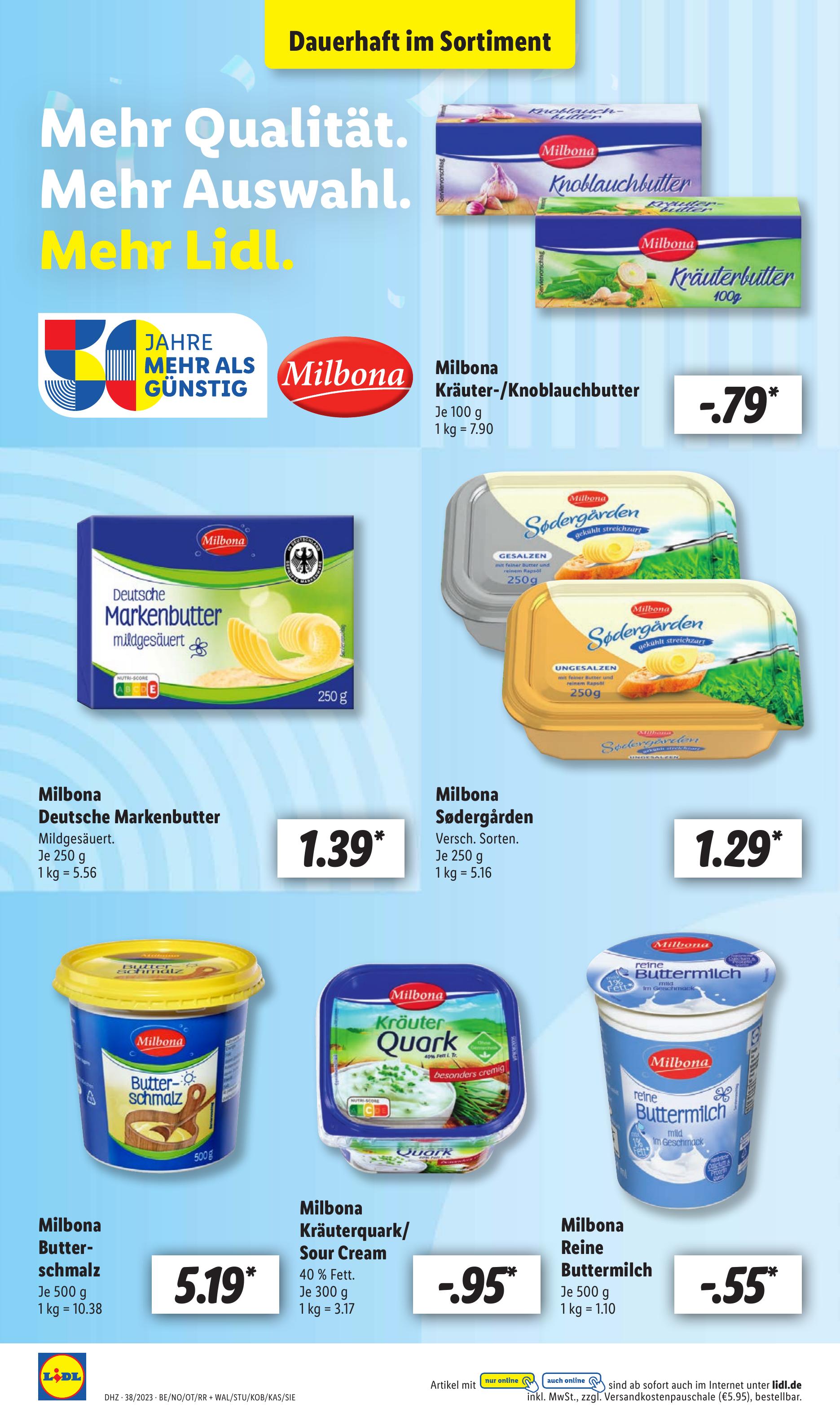 Prospekt Lidl 18.09.2023 - 23.09.2023