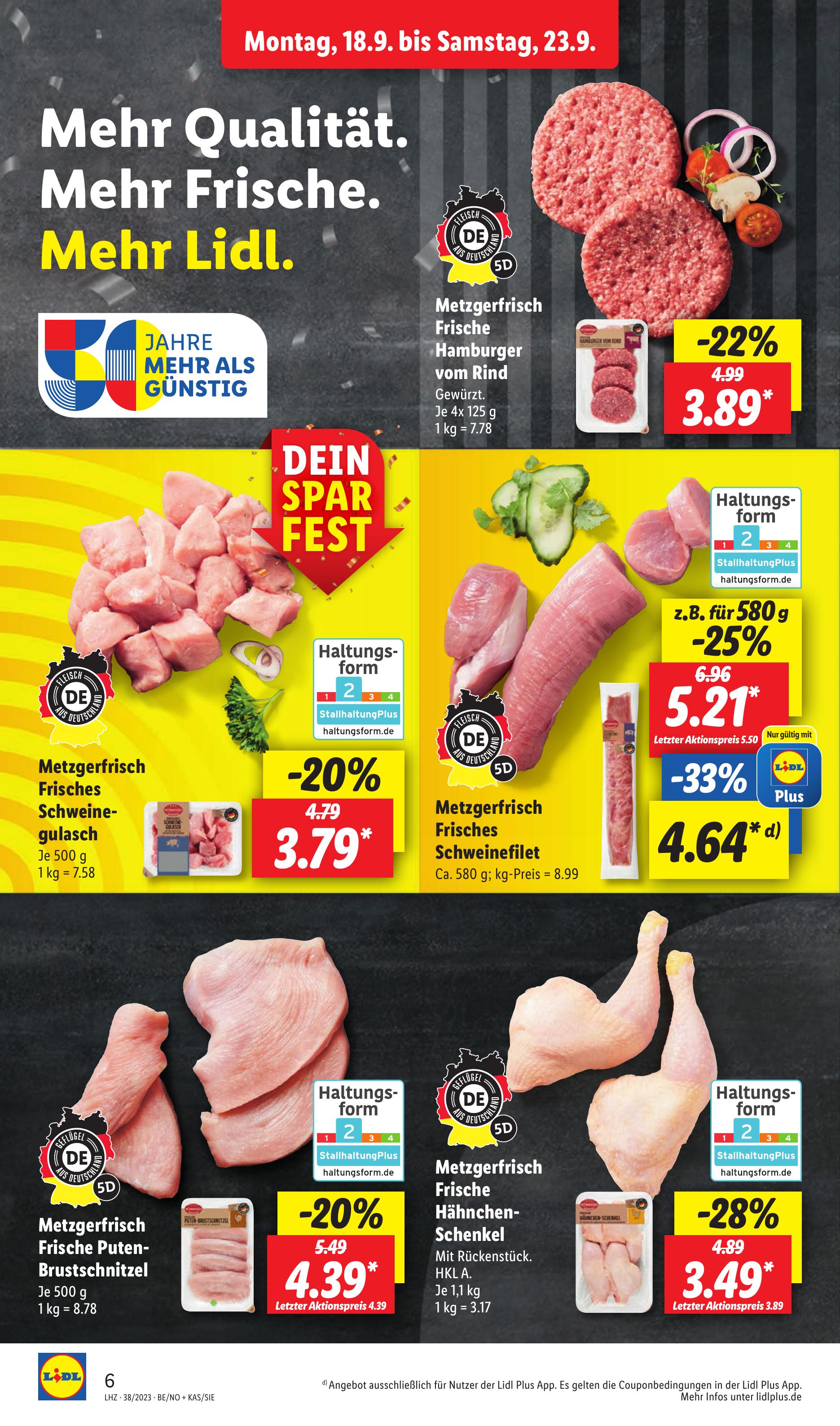 Prospekt Lidl 18.09.2023 - 23.09.2023