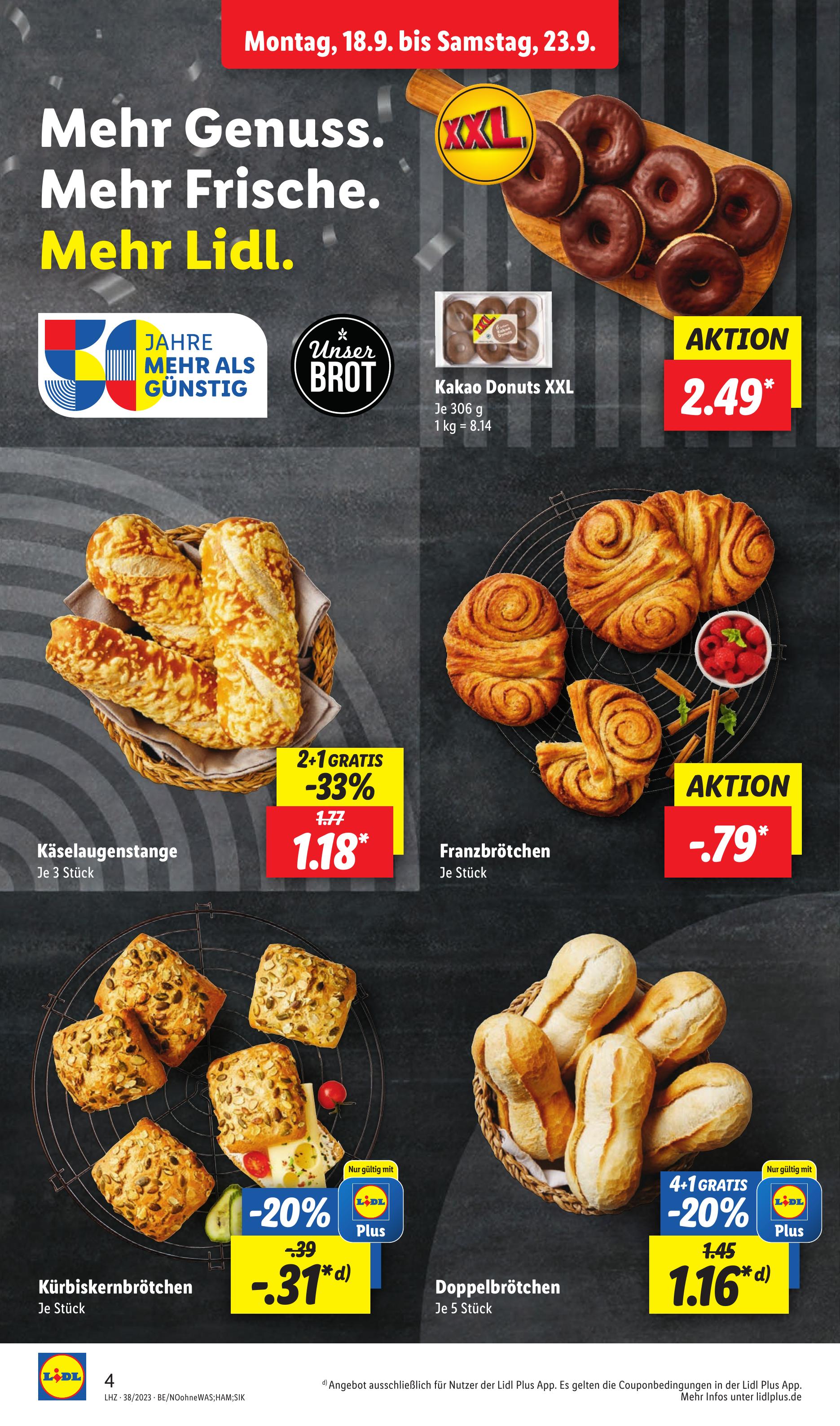 Prospekt Lidl 18.09.2023 - 23.09.2023