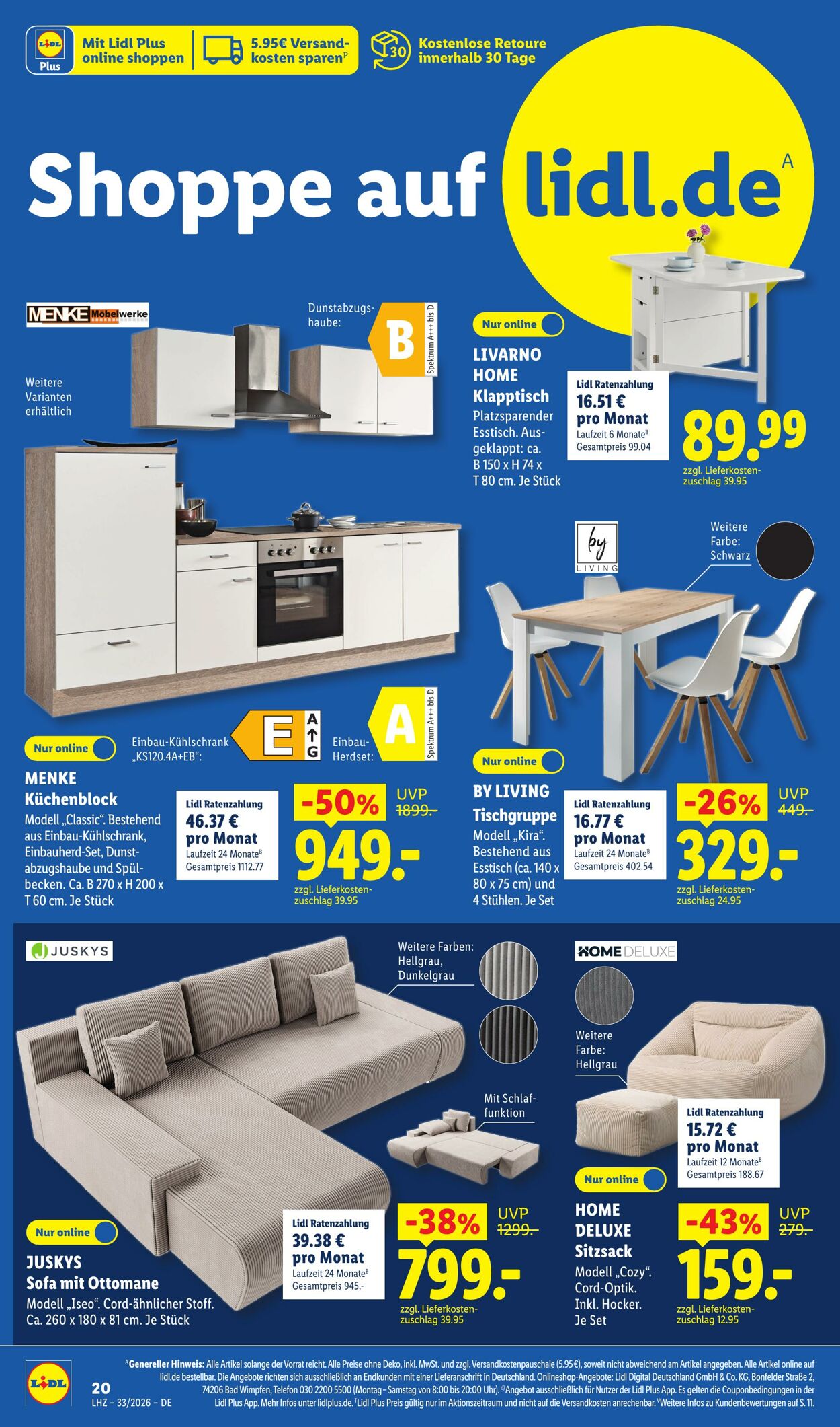 Prospekt Lidl 10.08.2026 - 15.08.2026