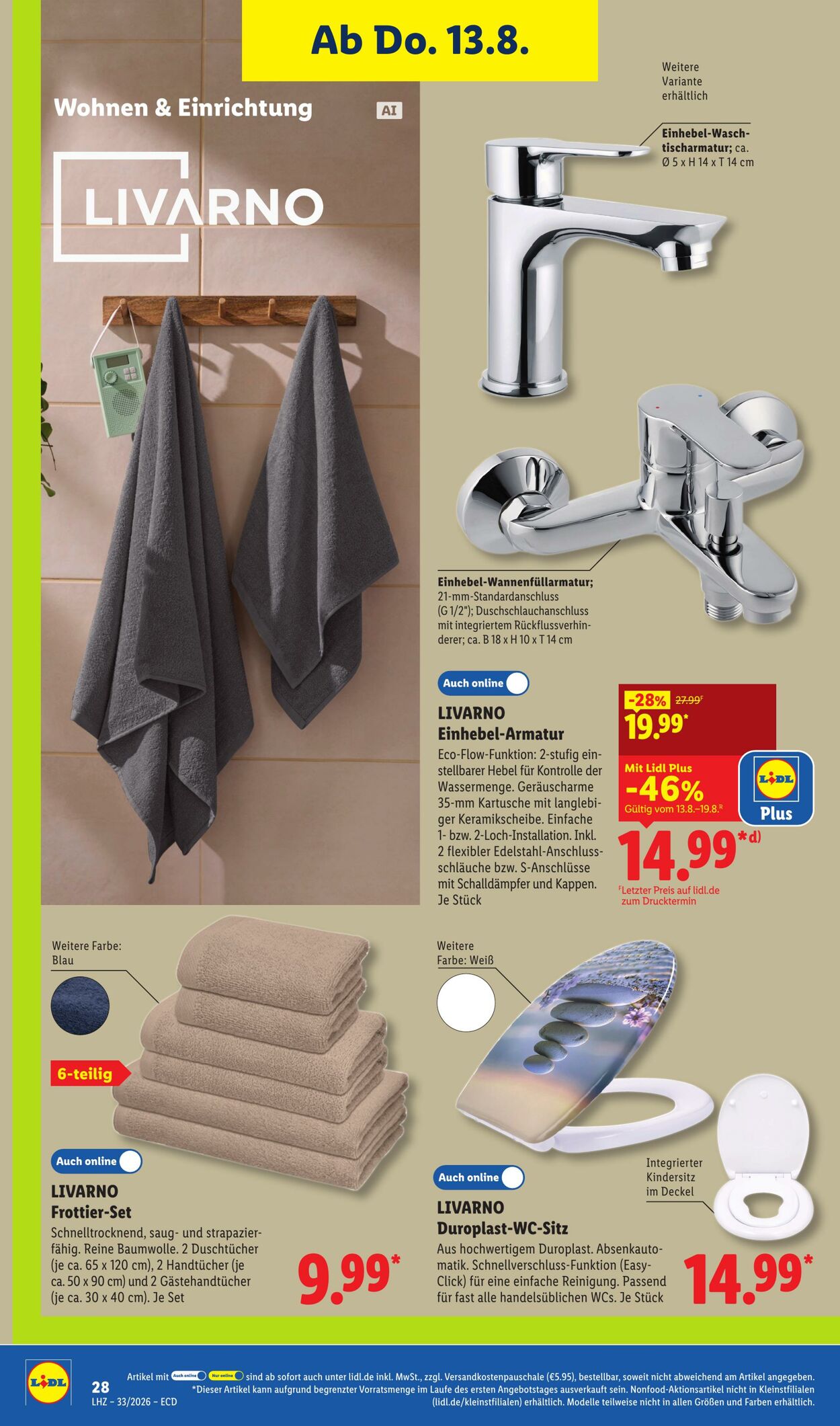Prospekt Lidl 10.08.2026 - 15.08.2026