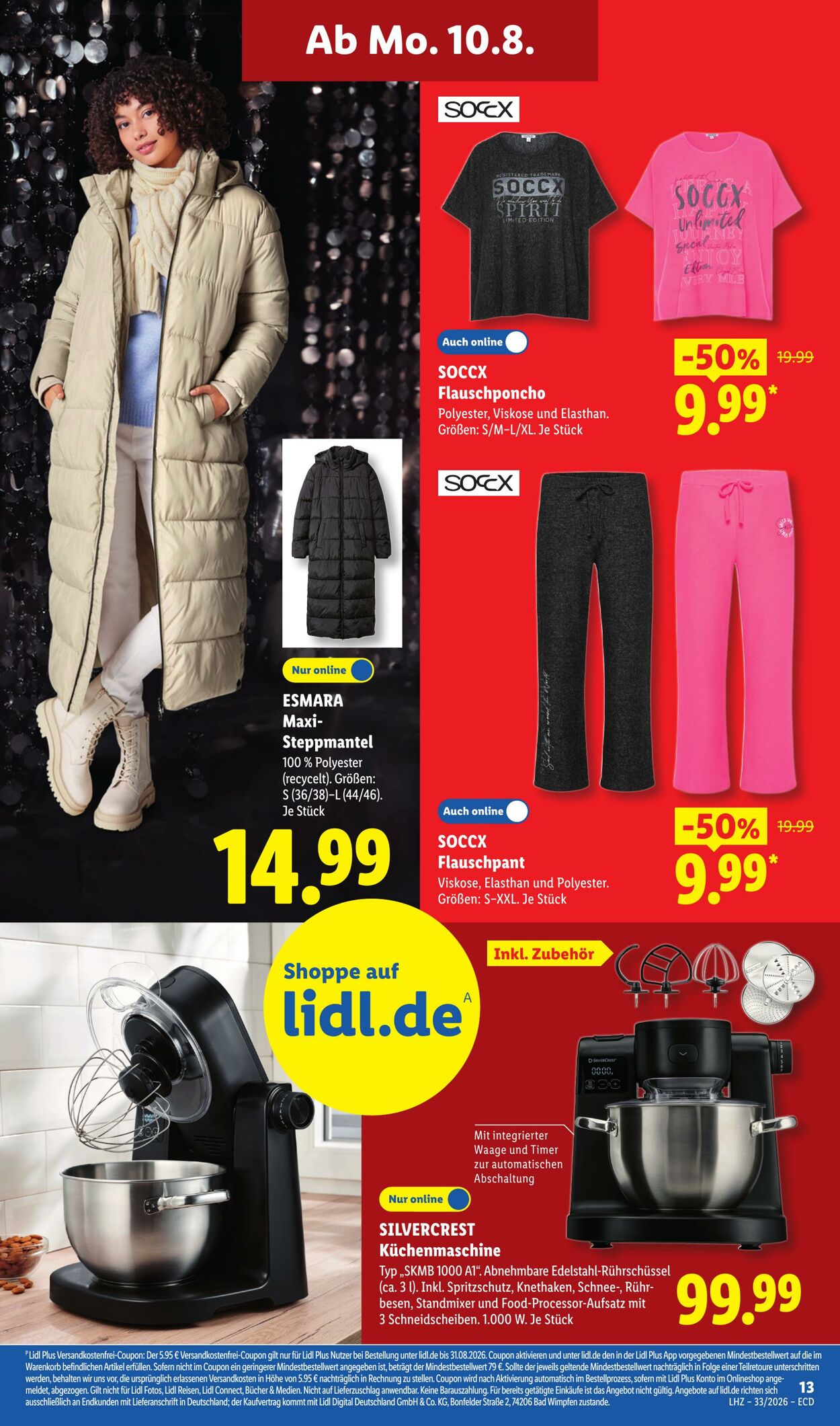 Prospekt Lidl 10.08.2026 - 15.08.2026