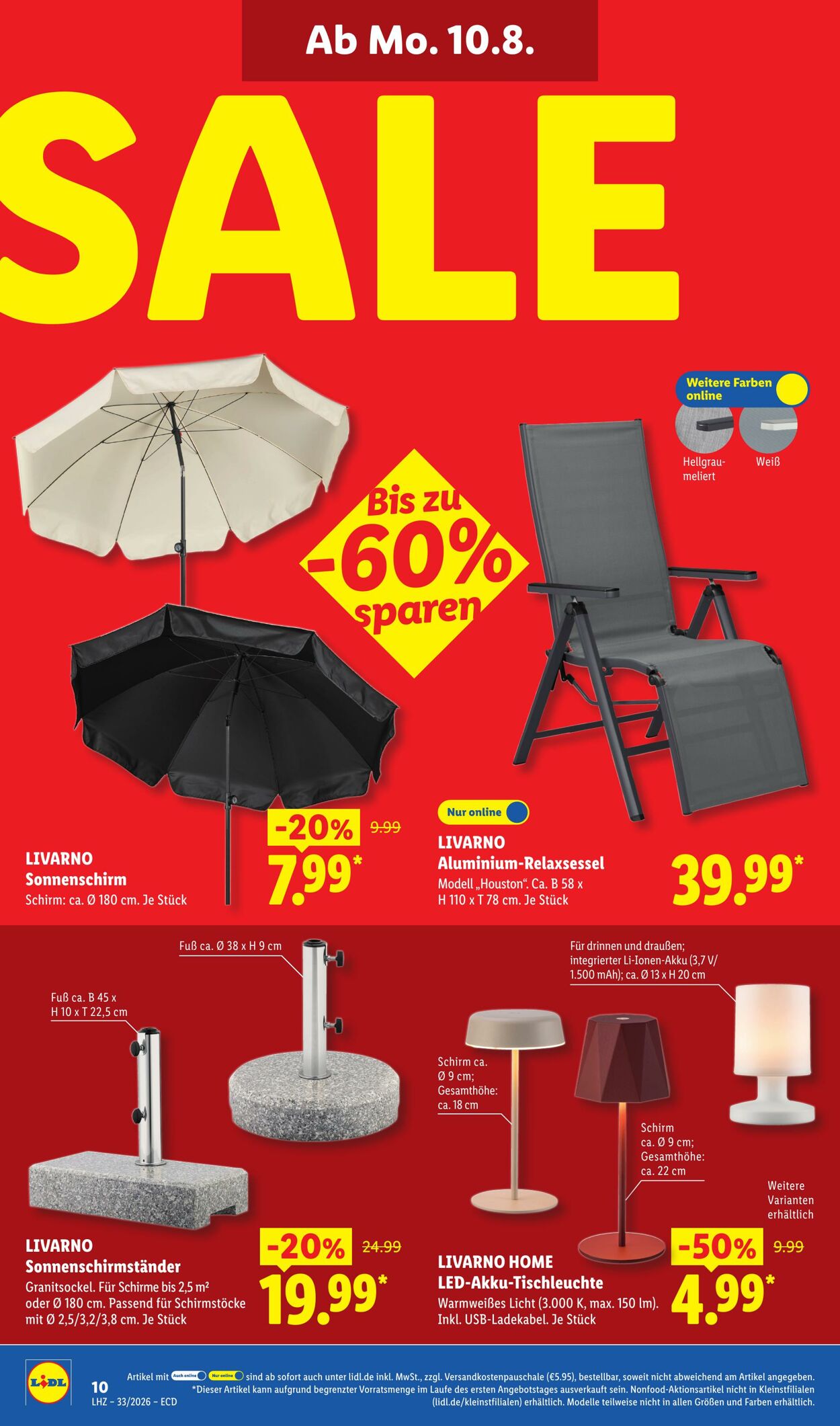 Prospekt Lidl 10.08.2026 - 15.08.2026