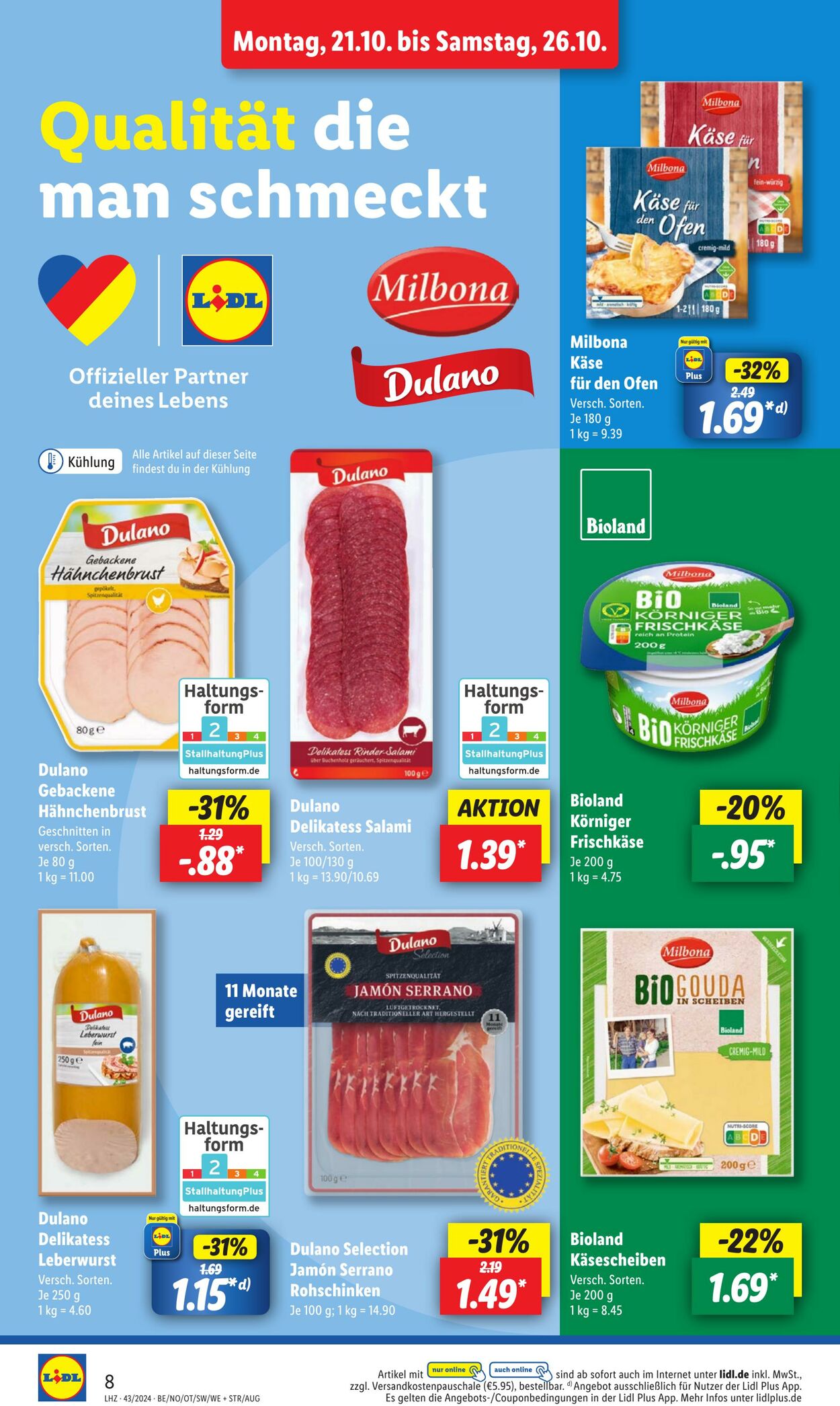 Prospekt Lidl 21.10.2024 - 26.10.2024