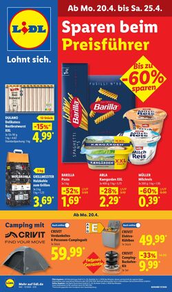 Prospekt Lidl 20.04.2026 - 25.04.2026