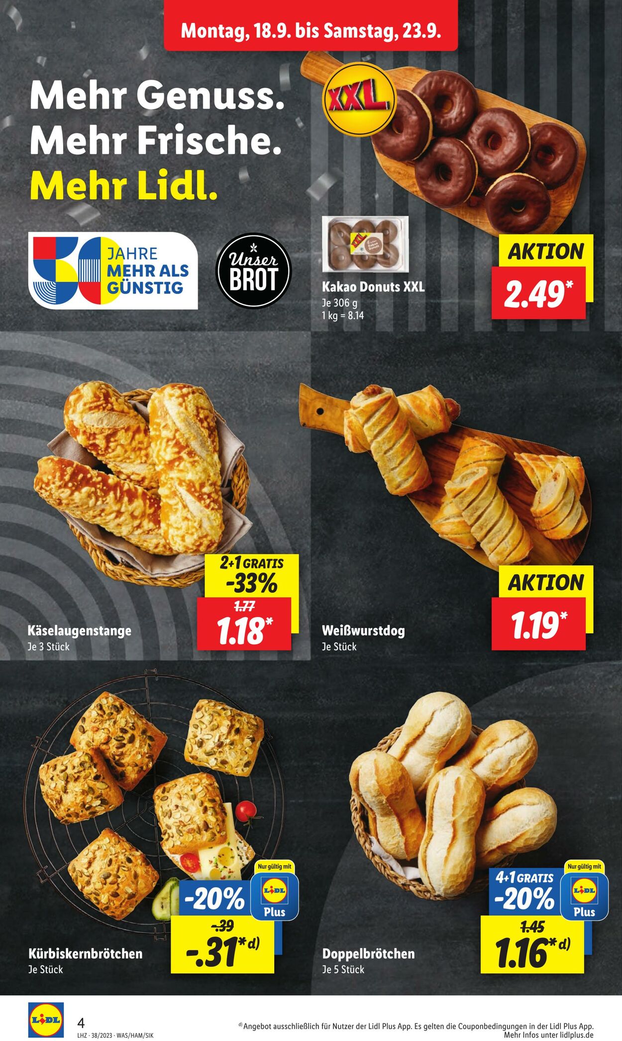 Prospekt Lidl 18.09.2023 - 23.09.2023