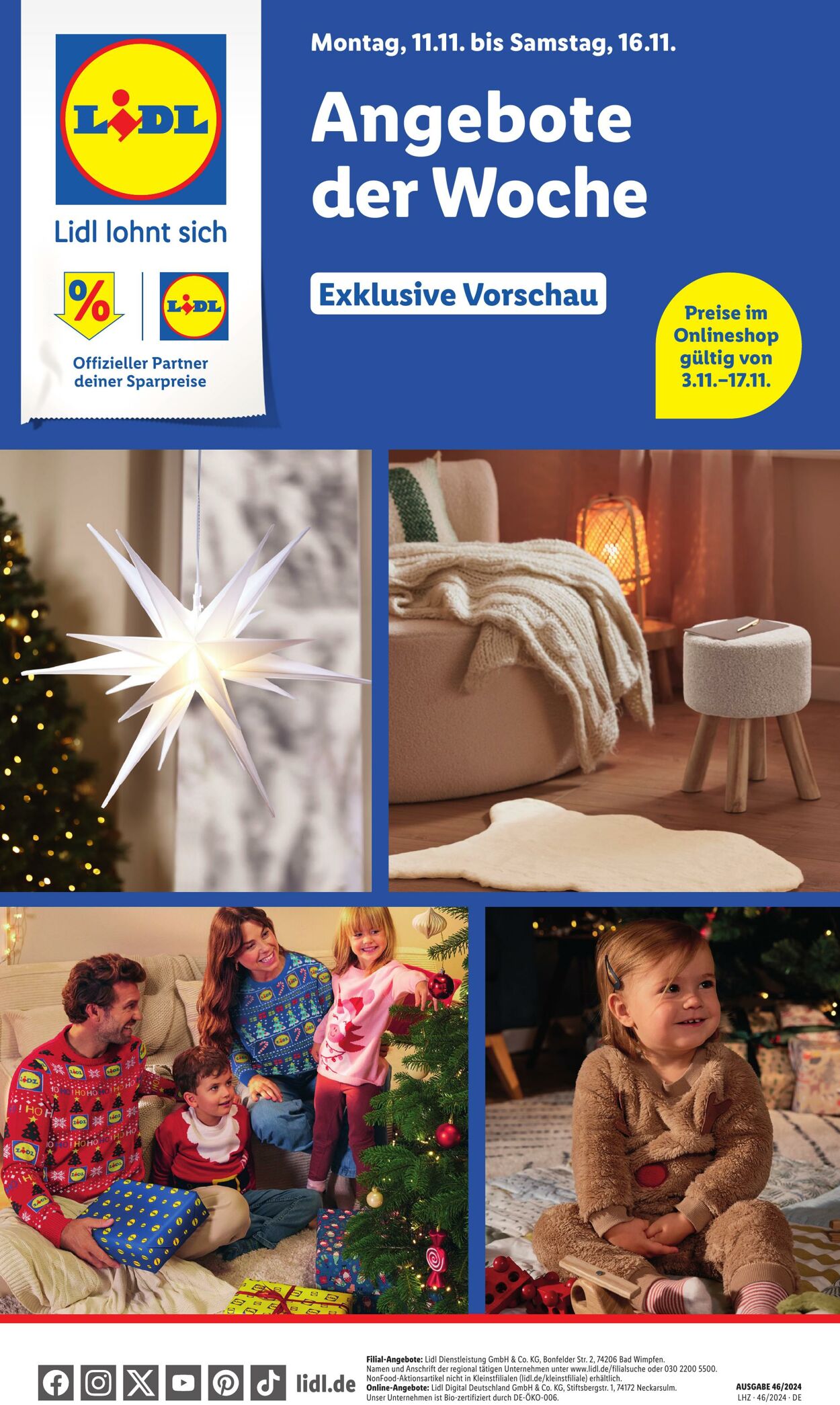 Prospekt Lidl 11.11.2024 - 16.11.2024