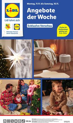 Prospekt Lidl 15.11.2023 - 15.12.2023