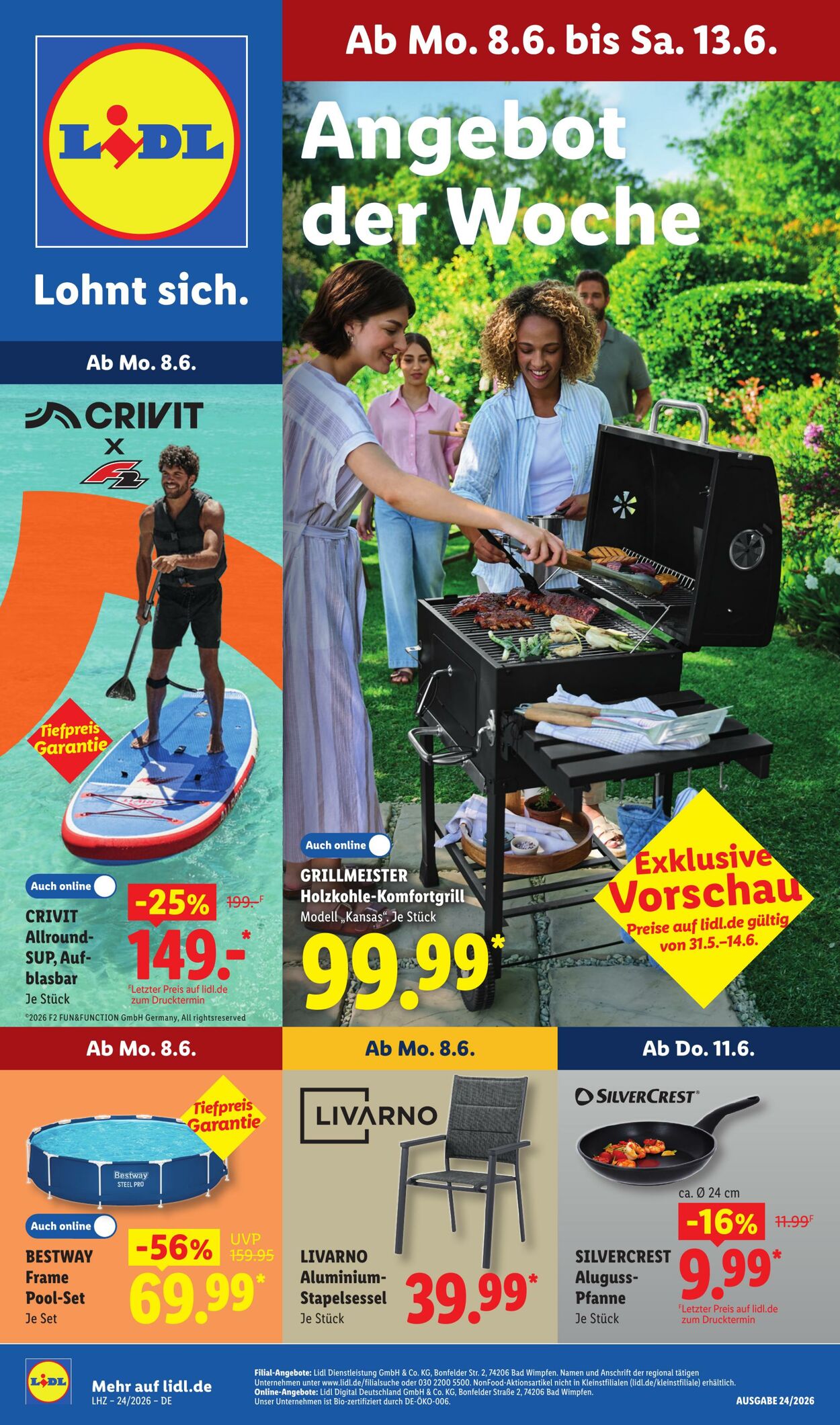 Prospekt Lidl - Aktionsprospekt 8 Jun, 2026 - 13 Jun, 2026