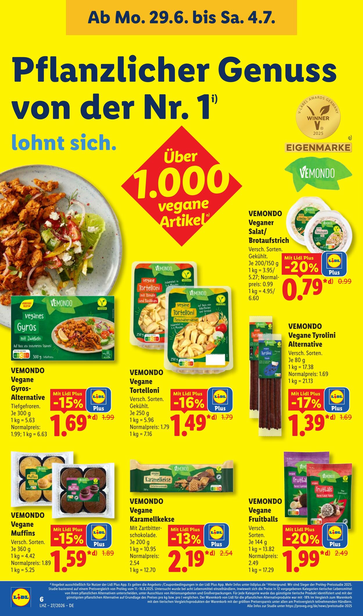 Prospekt Lidl 29.06.2026 - 04.07.2026