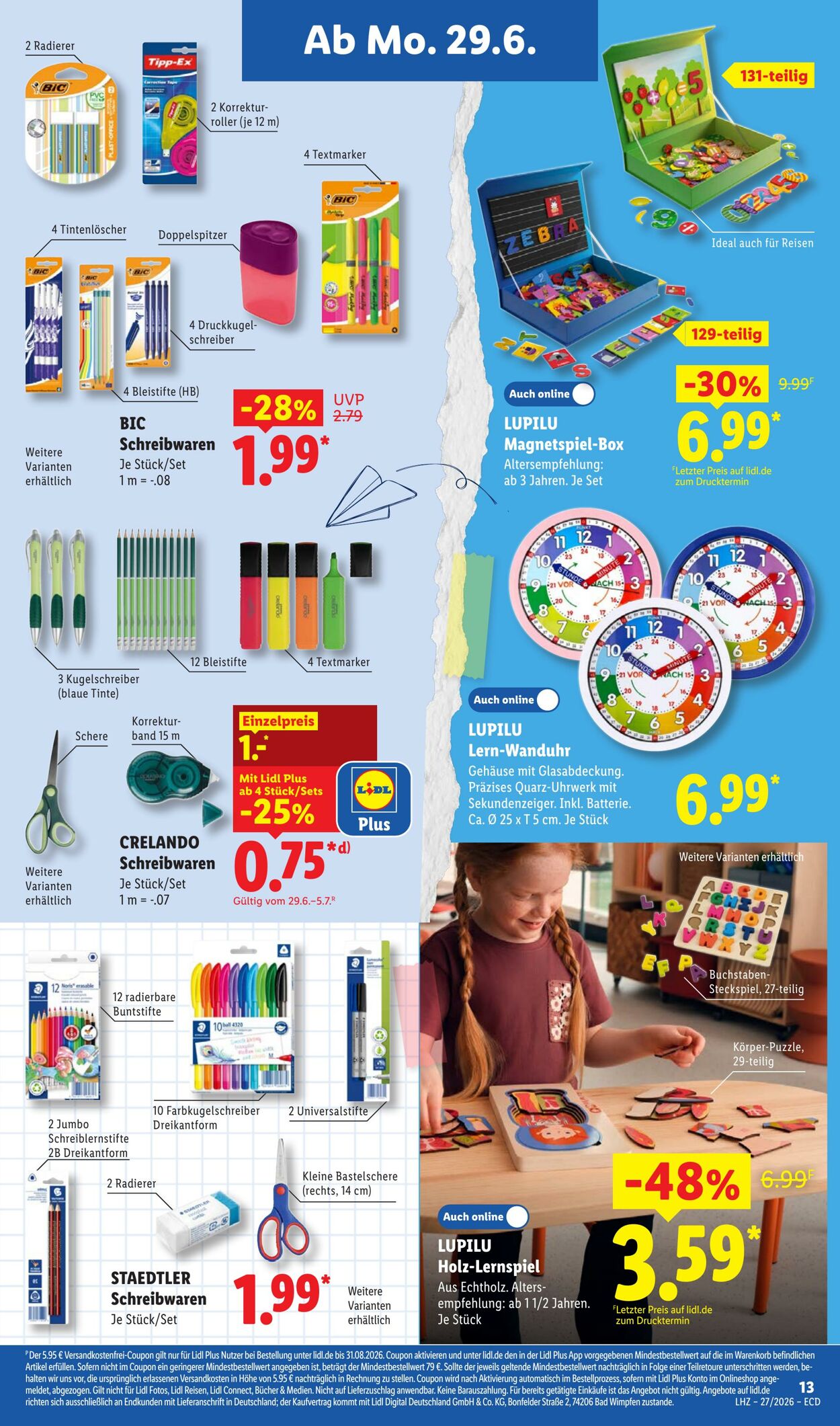 Prospekt Lidl 29.06.2026 - 04.07.2026