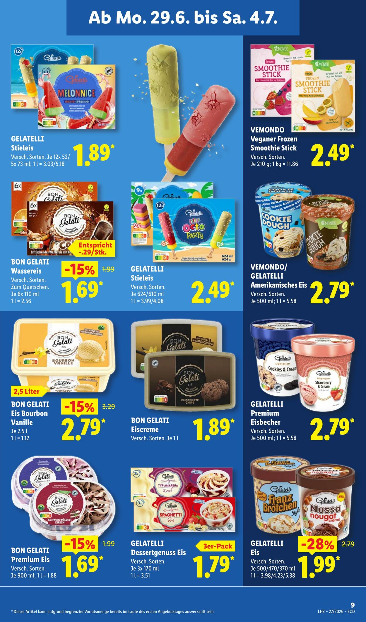 Prospekt Lidl 29.06.2026 - 04.07.2026