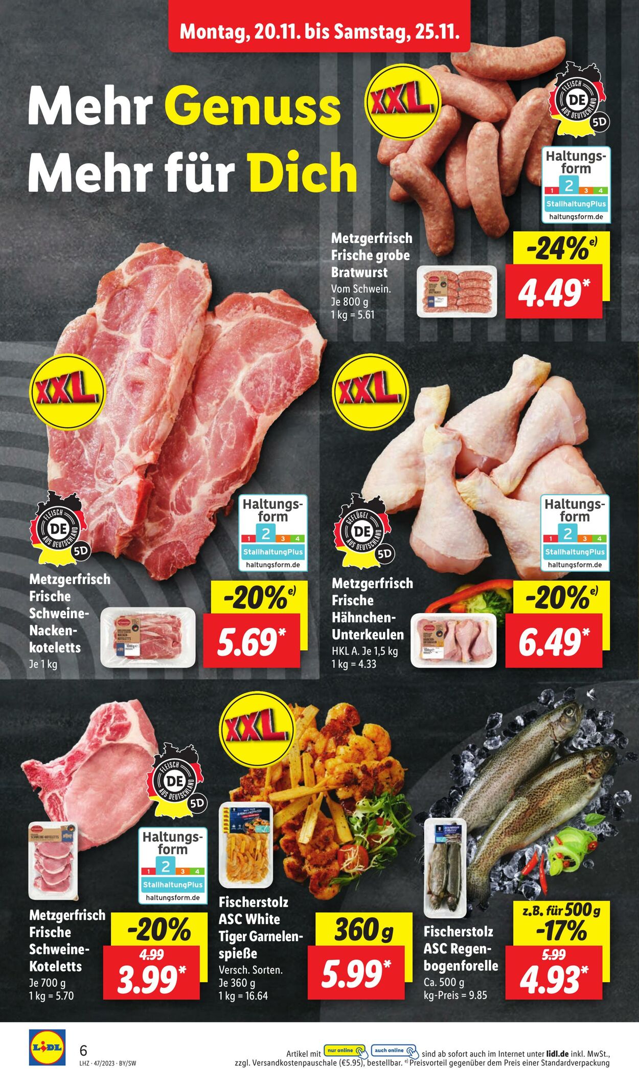 Prospekt Lidl 20.11.2023 - 25.11.2023